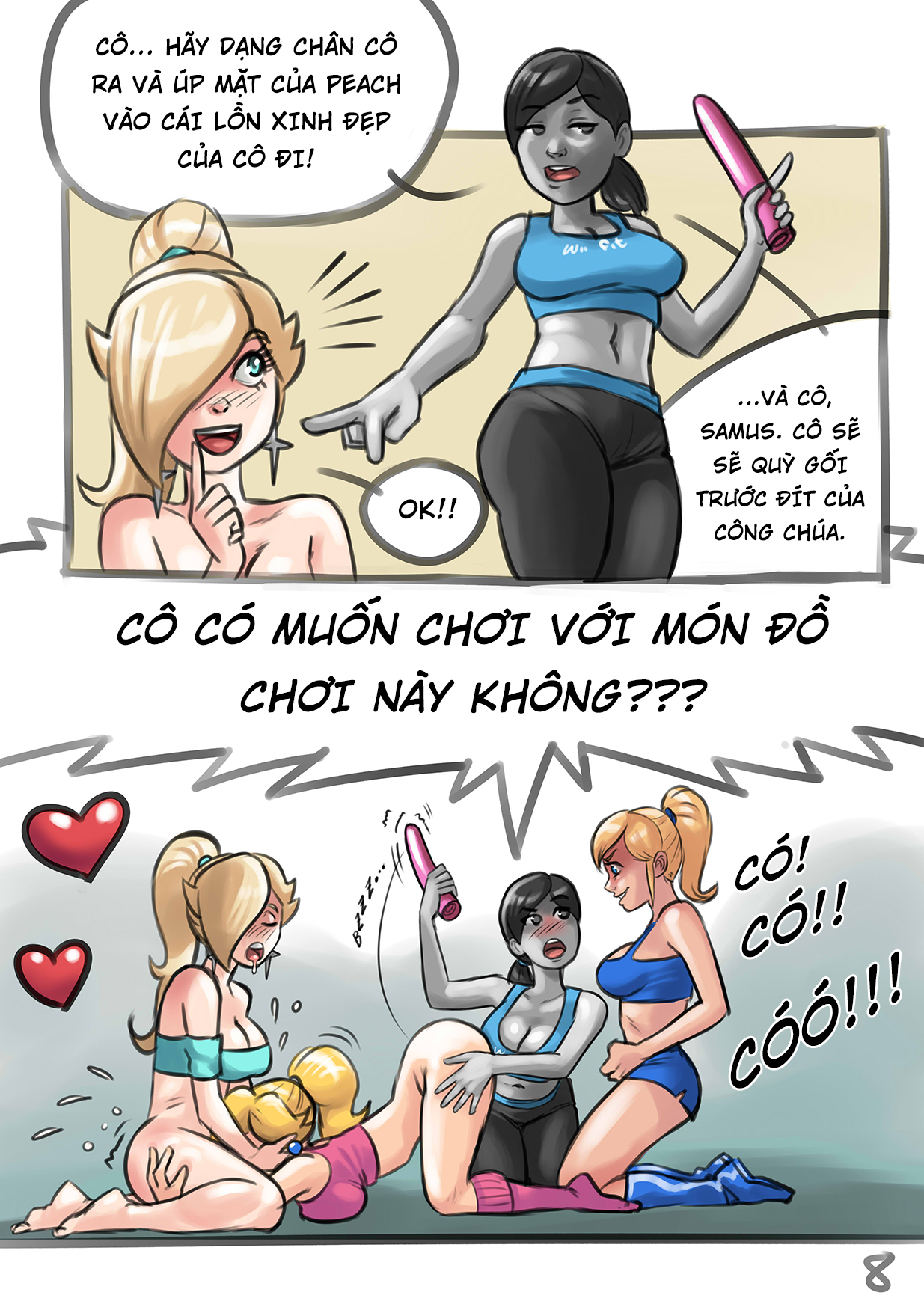 Đọc truyện hentai Lớp học yoga của các nhân vật game Wii - Oneshot