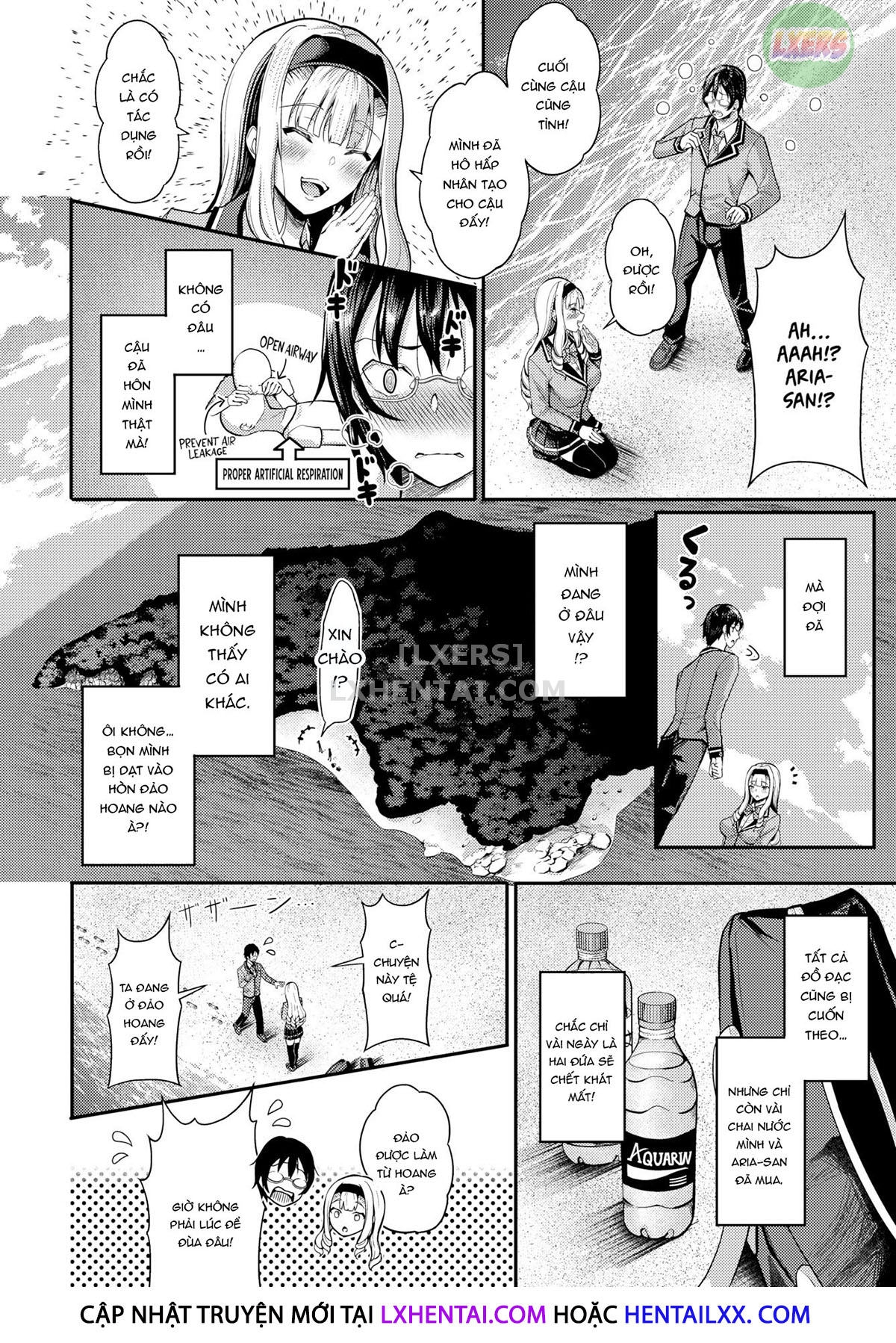 Đọc truyện hentai Stranded on a Desert Island Where I Can Creampie All the Girls I Want - Chap 1