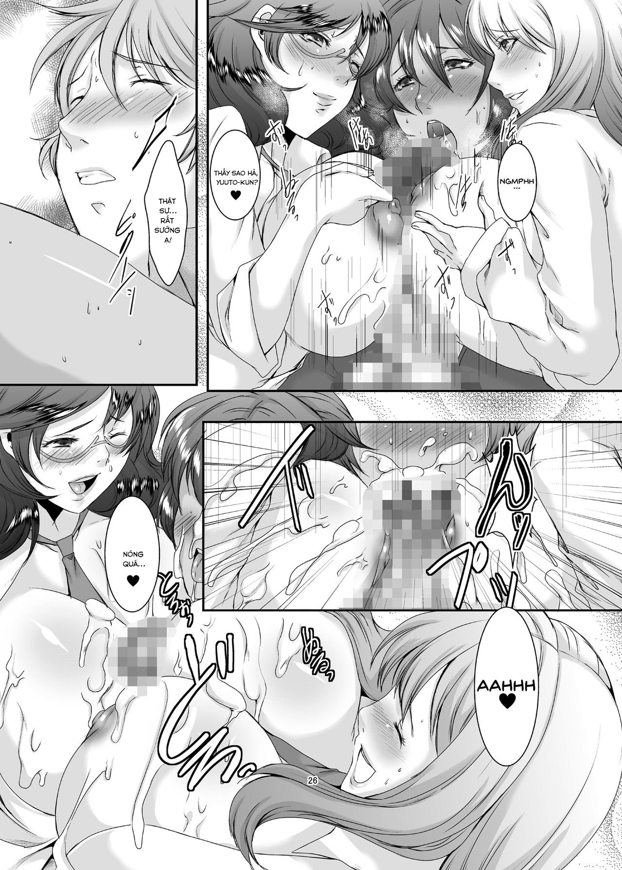 Đọc truyện hentai Oku-sama wa Moto Yariman - Chap 3