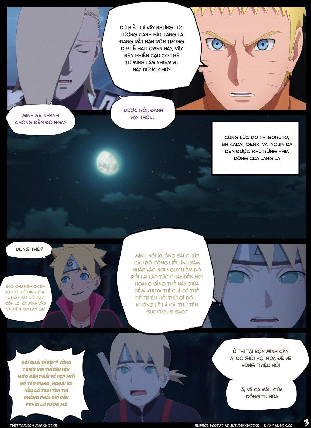 Đọc truyện hentai Đêm nghi lễ (Naruto) - Oneshot