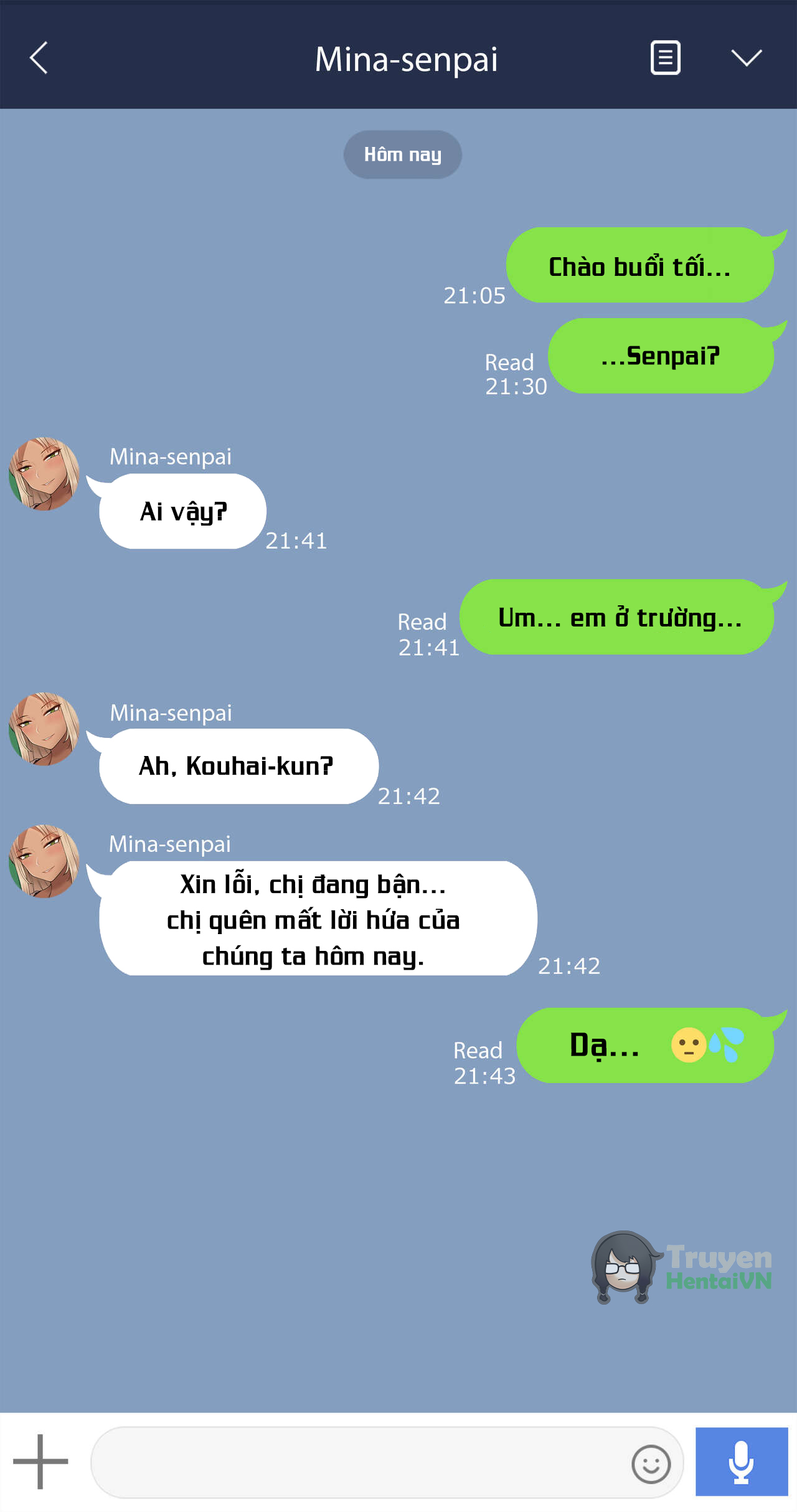 Đọc truyện hentai Mina Senpai - Oneshot