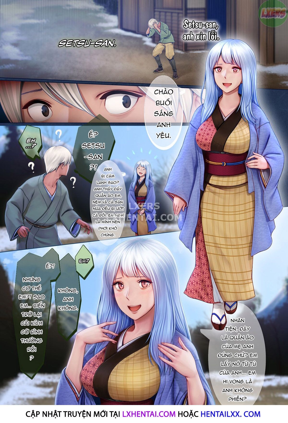 Đọc truyện hentai Setsu, The Yuki-Onna Of The Night ~Warm Her Up Lest She Freeze~ - Oneshot