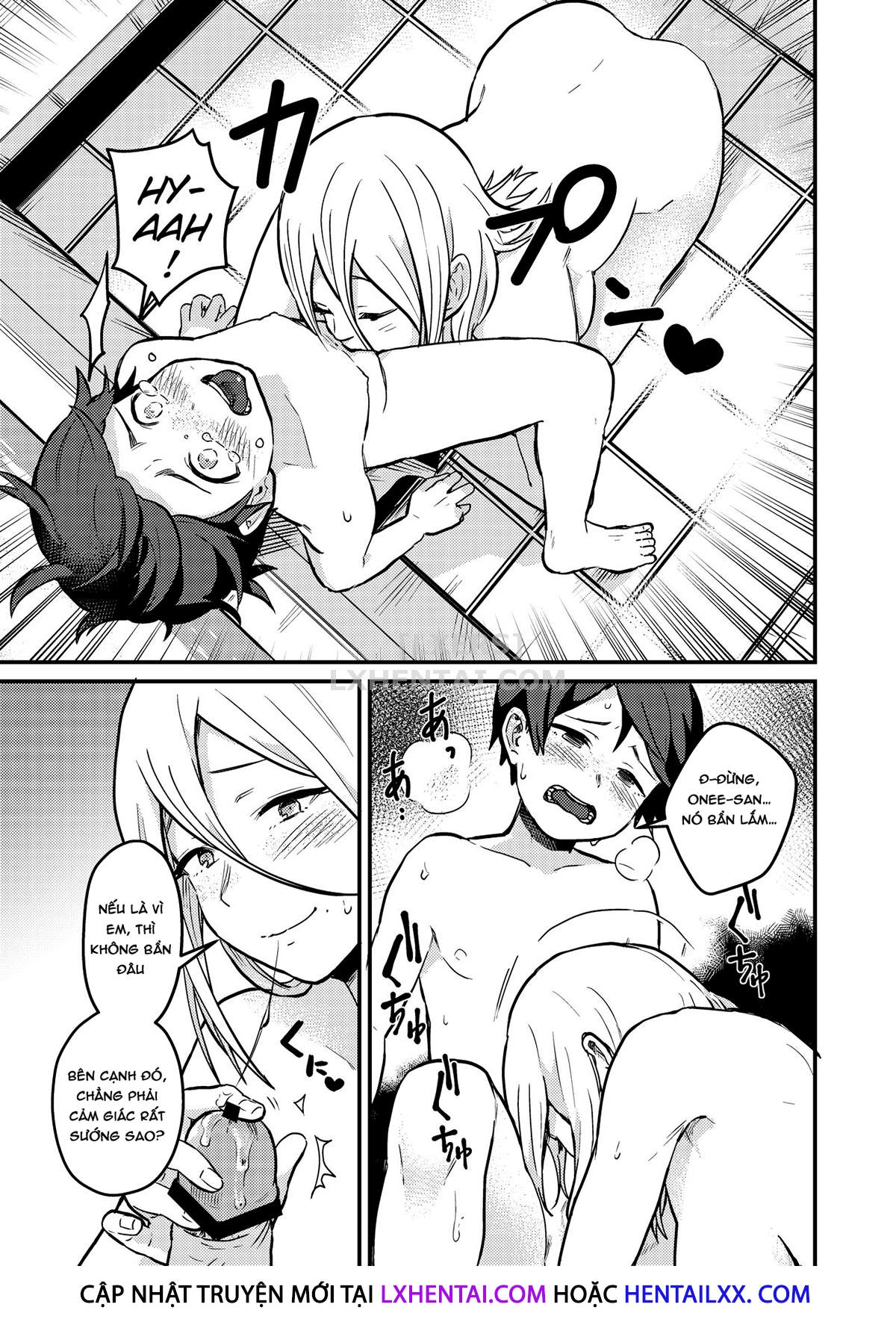 Đọc truyện hentai The beautiful Itome Onee-chan from next door was always lewdly trying to get to me - Oneshot