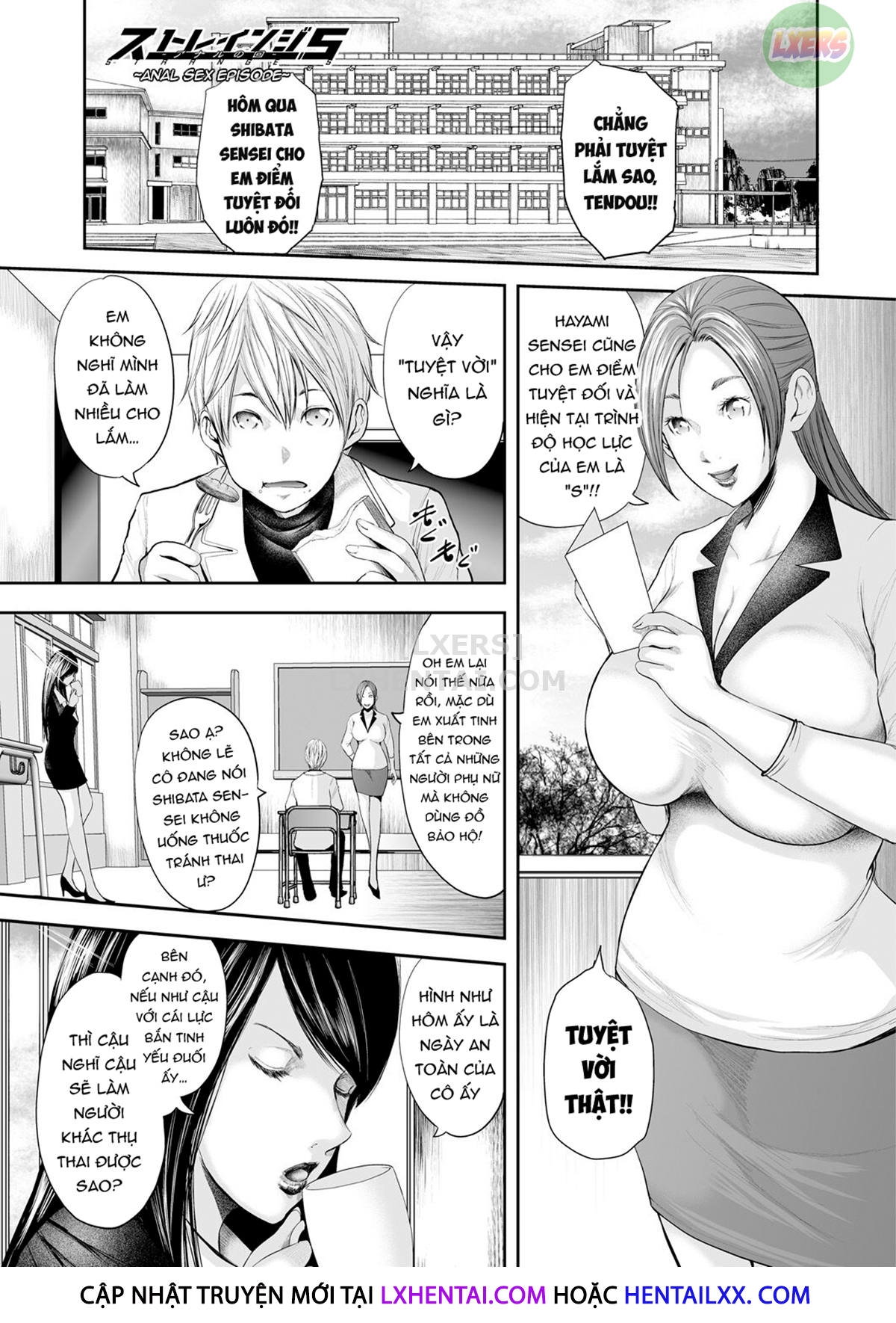 Đọc truyện hentai Jokyoshi Go-nin to Boku 1-ri - Chap 5 - Đụ lỗ đít