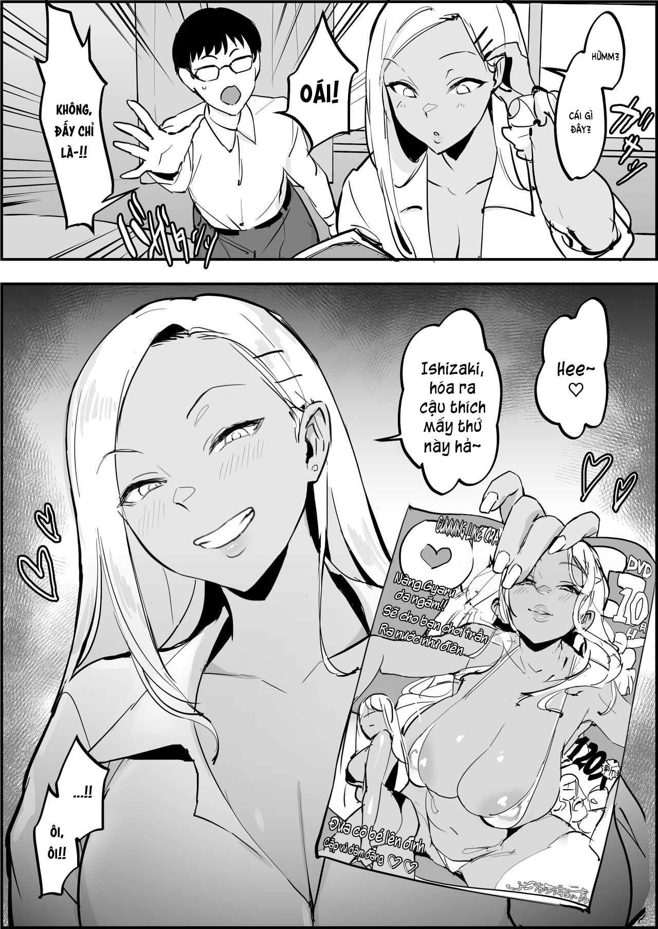 Đọc truyện hentai Nàng Gyaru không mời mà đến - Oneshot