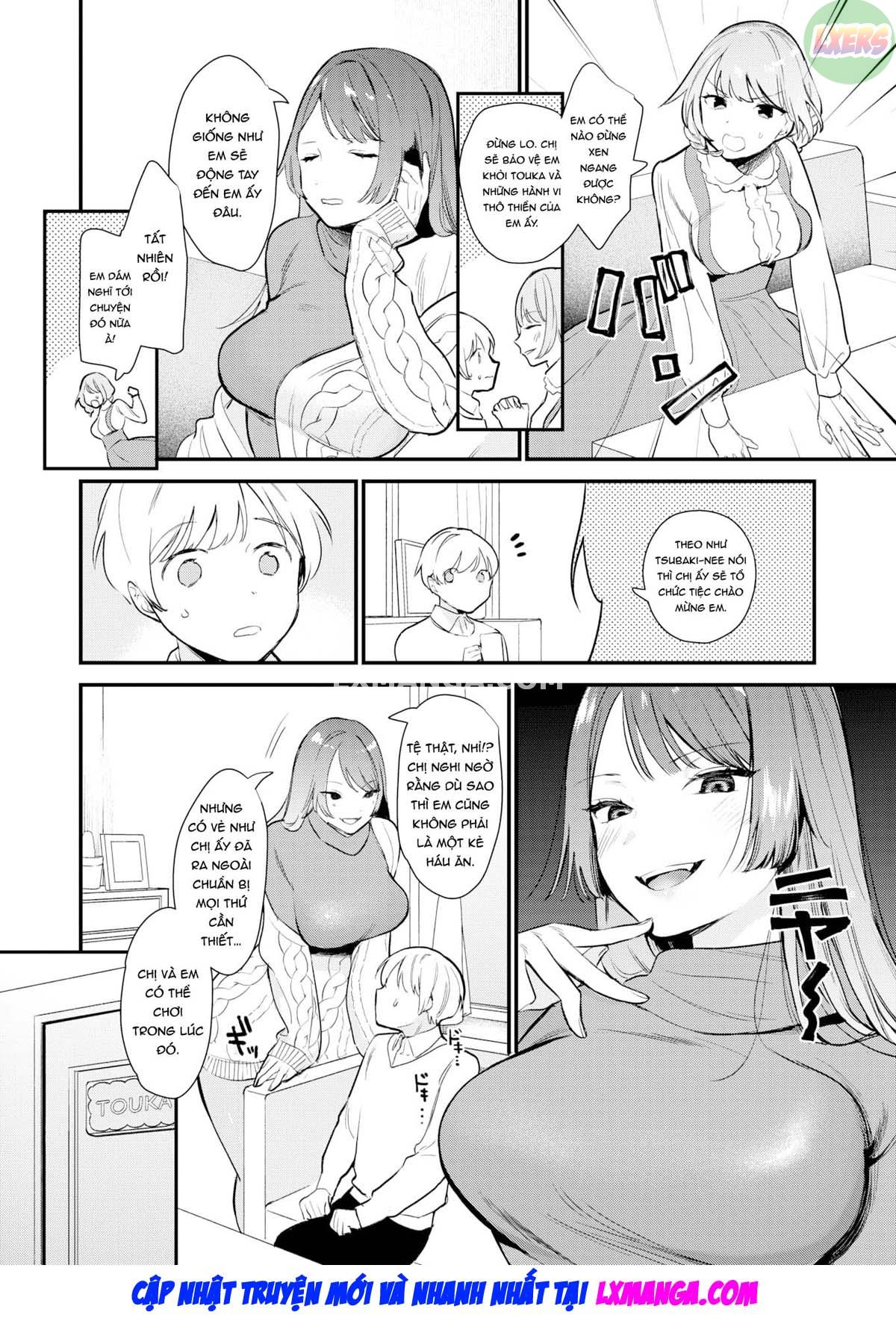 Đọc truyện hentai Không thoát được hai chị gái - Oneshot