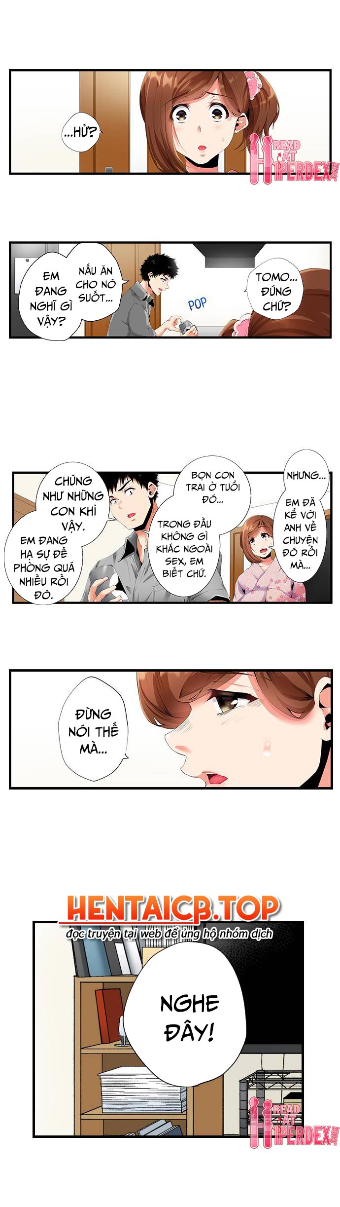 Đọc truyện hentai NTR Cô Hàng Xóm Ngay Trong Phòng Của Chồng Cô Ấy - Chap 33 + 34