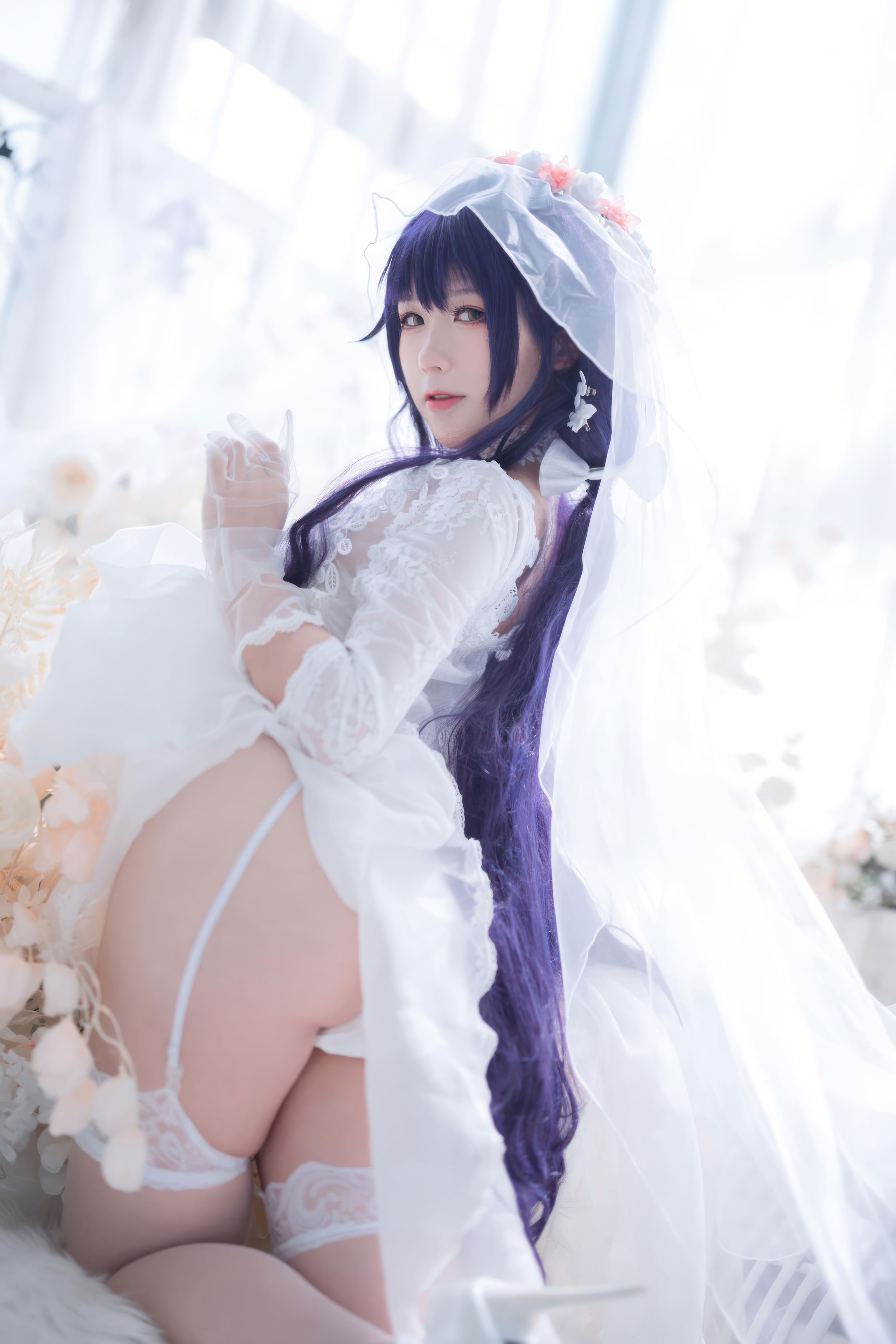 Đọc truyện hentai Tuyển tập Albums siêu phẩm Cosplay - Chap 1414 - Sakura-chan w Azur Lane Azuma no Hanayome