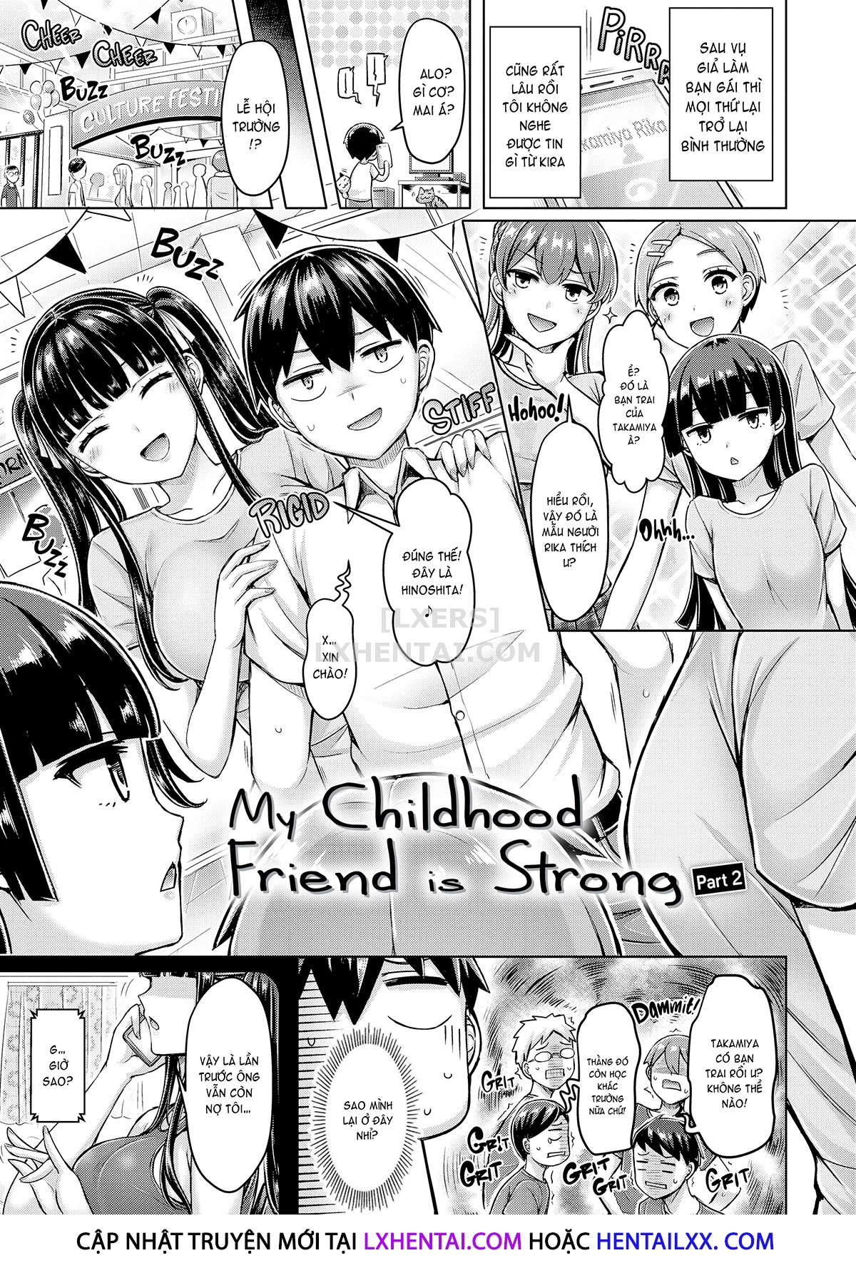 Đọc truyện hentai Titty Parade - Chap 8 - My Childhood Friend is Strong - Part 2