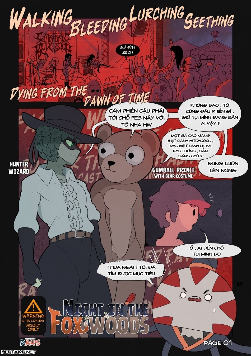 Đọc truyện hentai Night In The Fox Woods - Oneshot