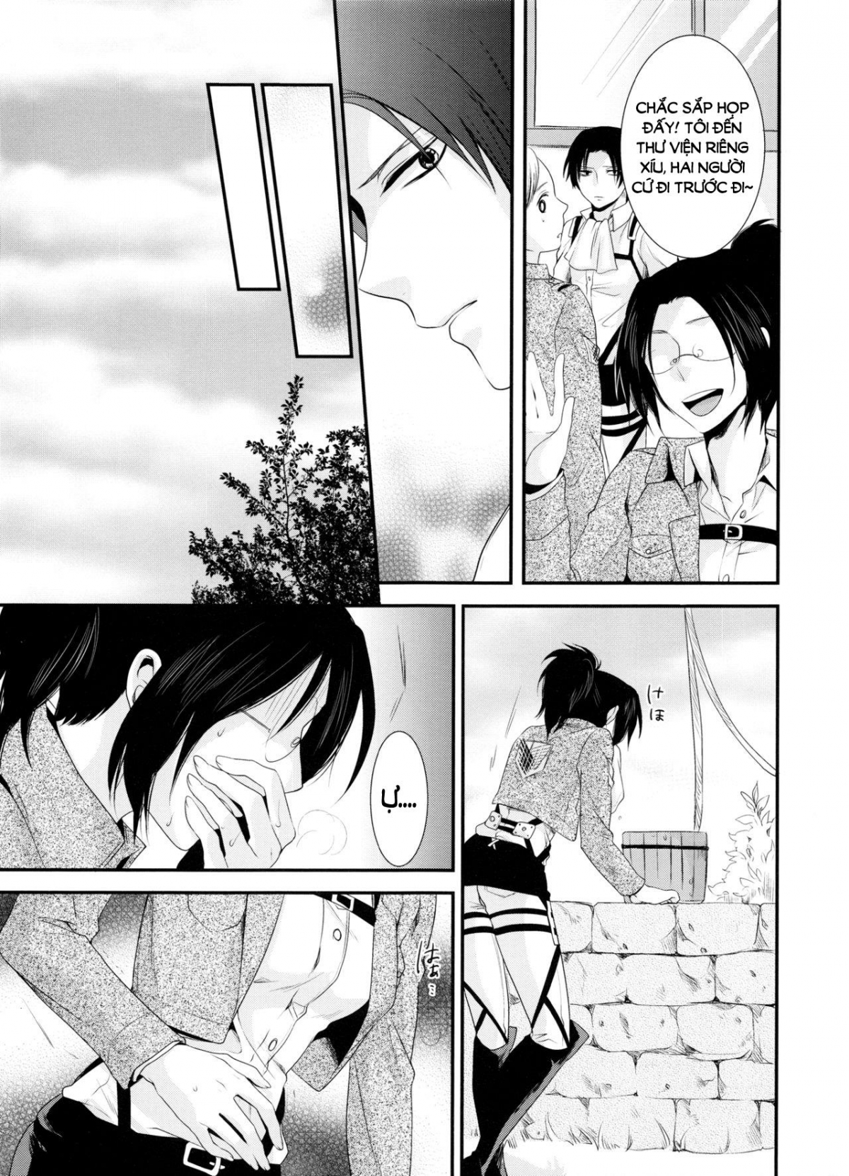 Đọc truyện hentai Kiss me once again (Shingeki no Kyojin) - Chap 3
