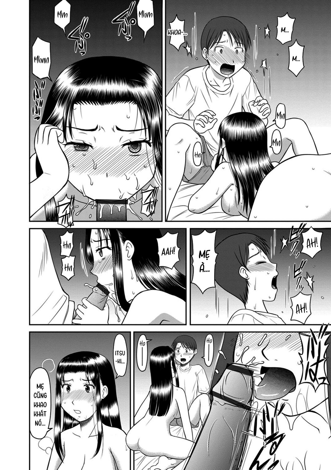 Đọc truyện hentai Tôi, mẹ tôi và căn phòng hình như có ma - Oneshot