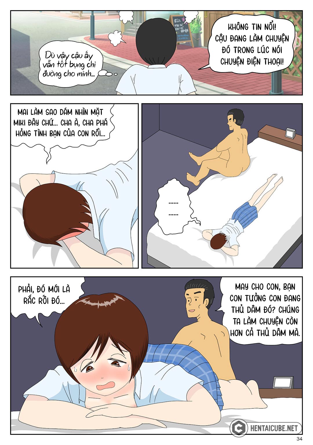 Đọc truyện hentai Con gái bị cha quấy mỗi sáng - Oneshot