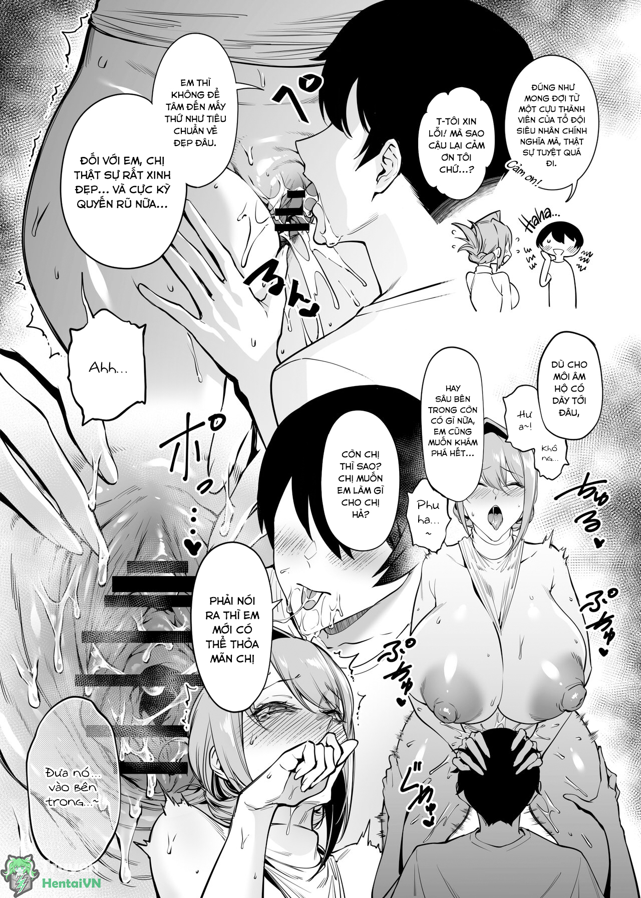 Đọc truyện hentai Otonari-san wa Yami Soshiki ni Nikutai Kaizou sareta Moto Seigi Sentai Member deshita - Chap 2