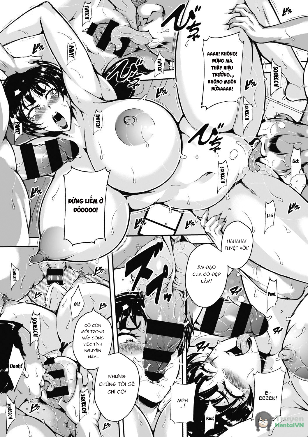 Đọc truyện hentai Akaneiro ni Modaeru Hitozuma - Wife Writhing in Madder - Oneshot