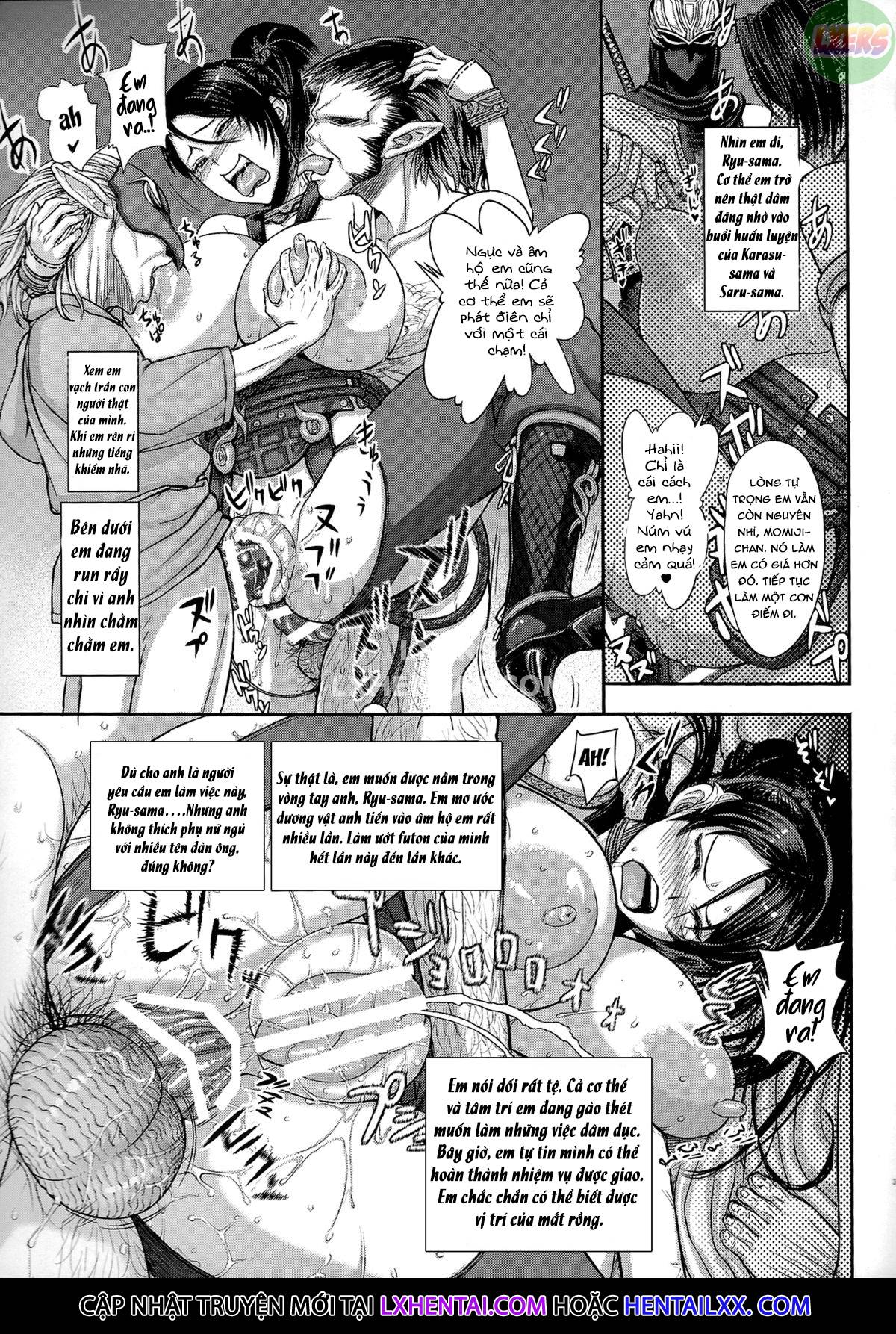 Đọc truyện hentai DOA DOA HARD CORE - Staining Momiji - Oneshot