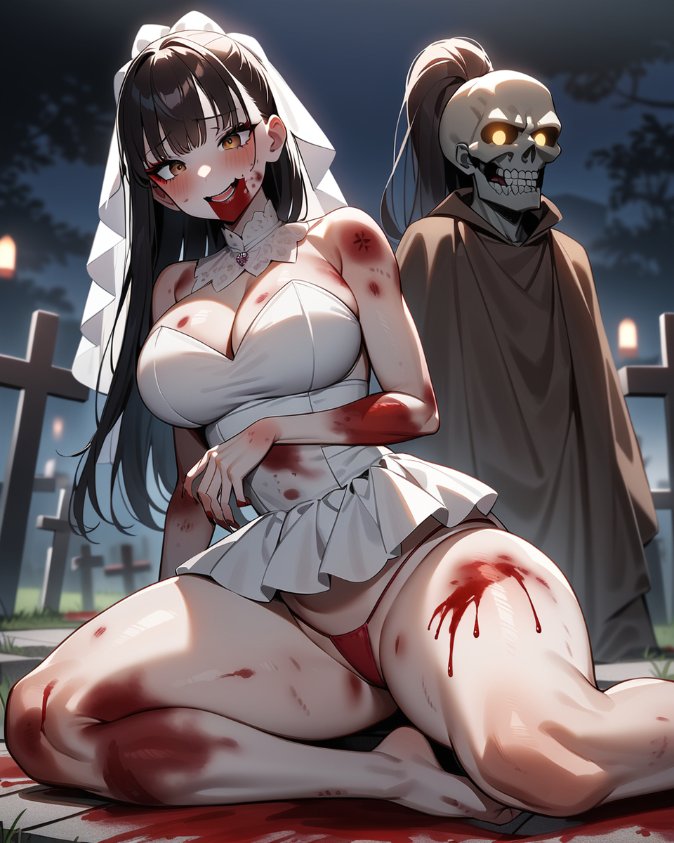 Đọc truyện hentai Tuyển tập Albums Art hentai - Chap 354 - Yamada Anna - Zombie Bride 08