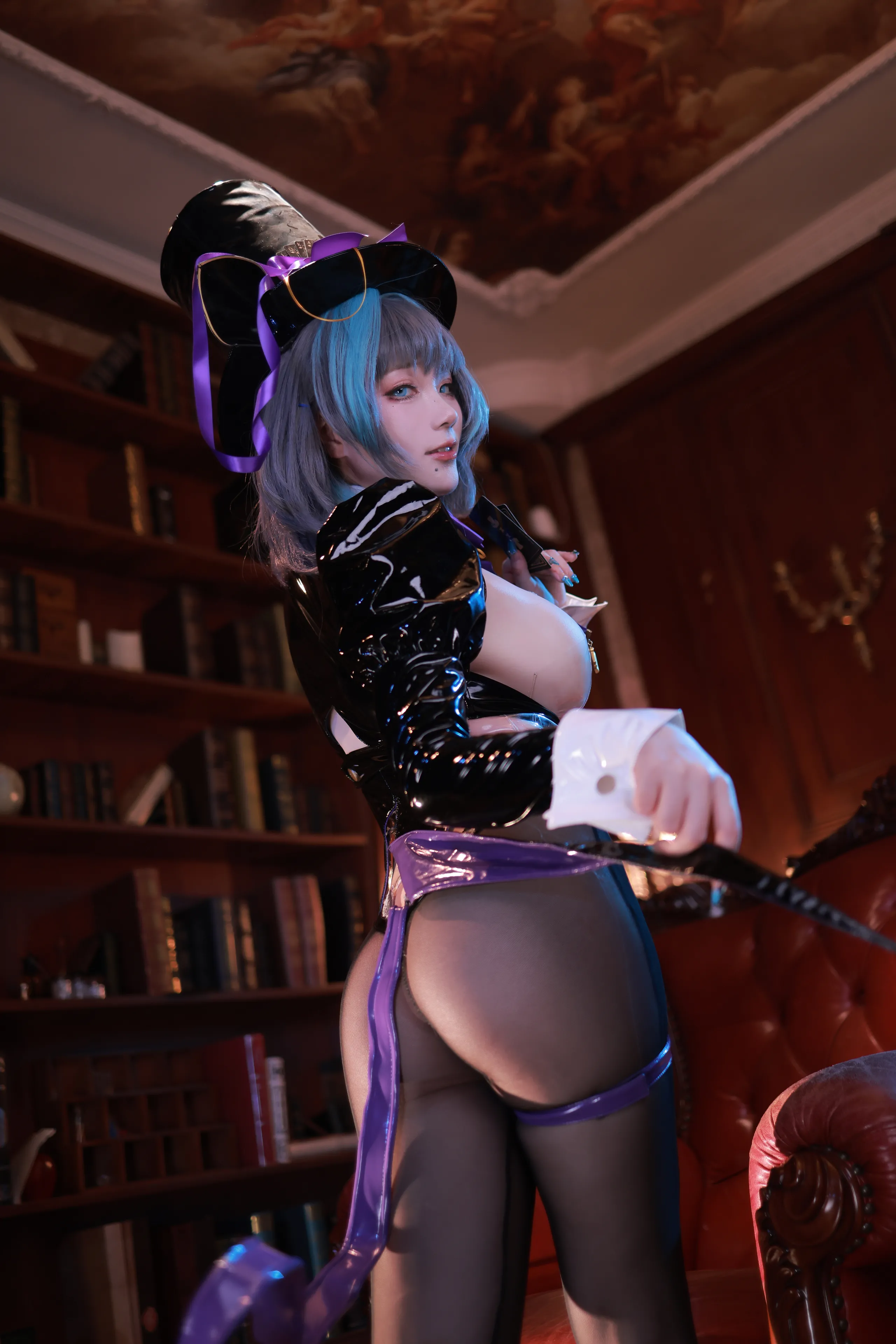 Đọc truyện hentai Tuyển tập Albums siêu phẩm Cosplay - Chap 1152 - Cheese Cube Wii - Azur Lane Cheshire Magician