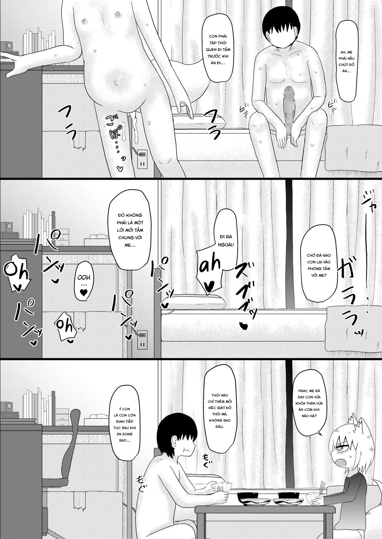 Đọc truyện hentai Loli Baba Okaa-san wa Oshi ni Yowai 4 - Oneshot.