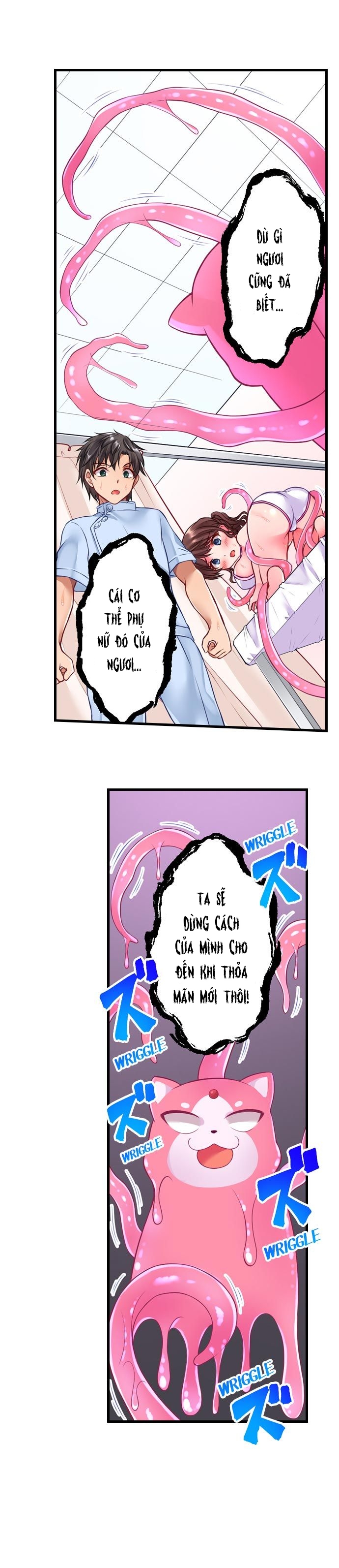 Đọc truyện hentai Tiệm Mát Xa Xúc Tu - Chap 2 - Bị Hấp Diêm Bởi Slime