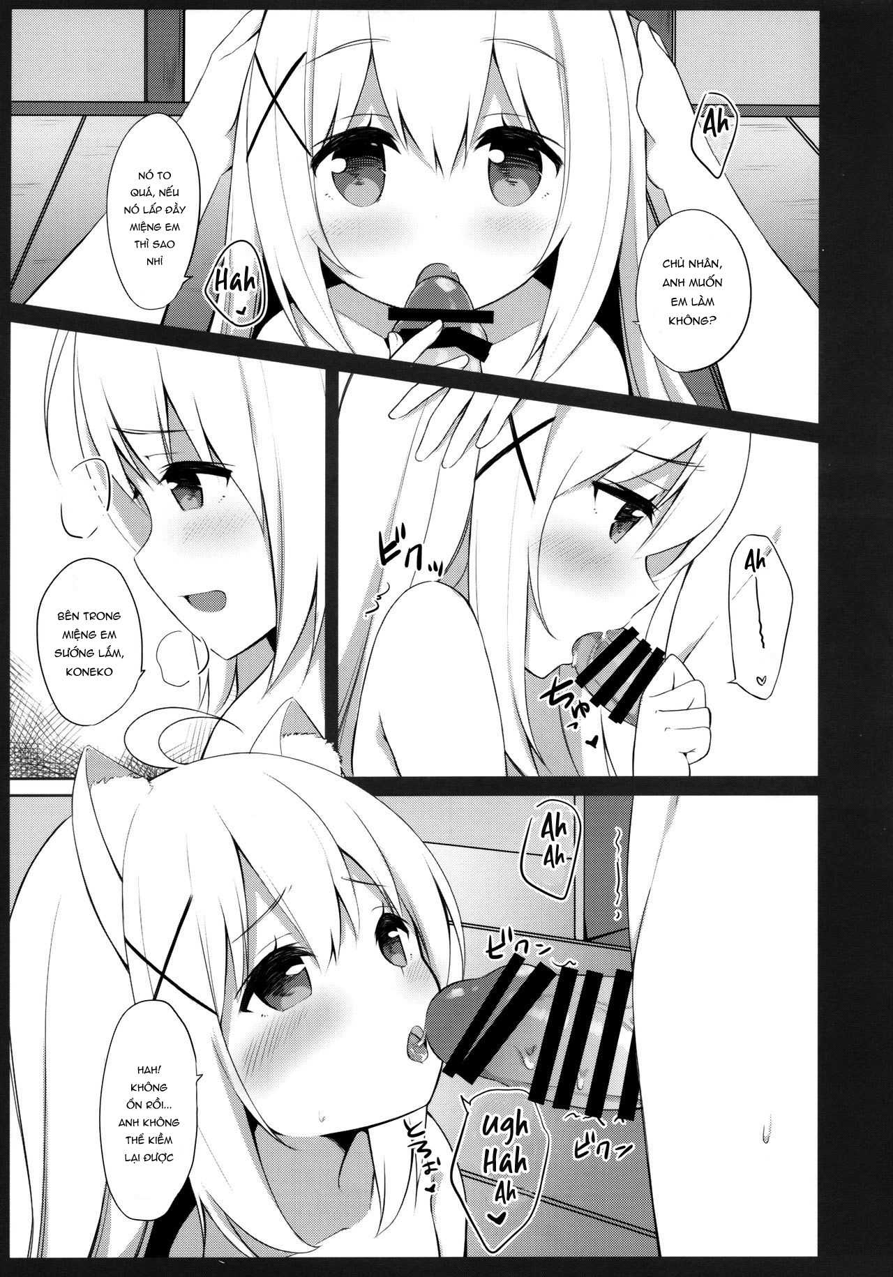 Đọc truyện hentai Kỳ nghỉ đông hư hỏng của chủ nhân và Koneko - Oneshot