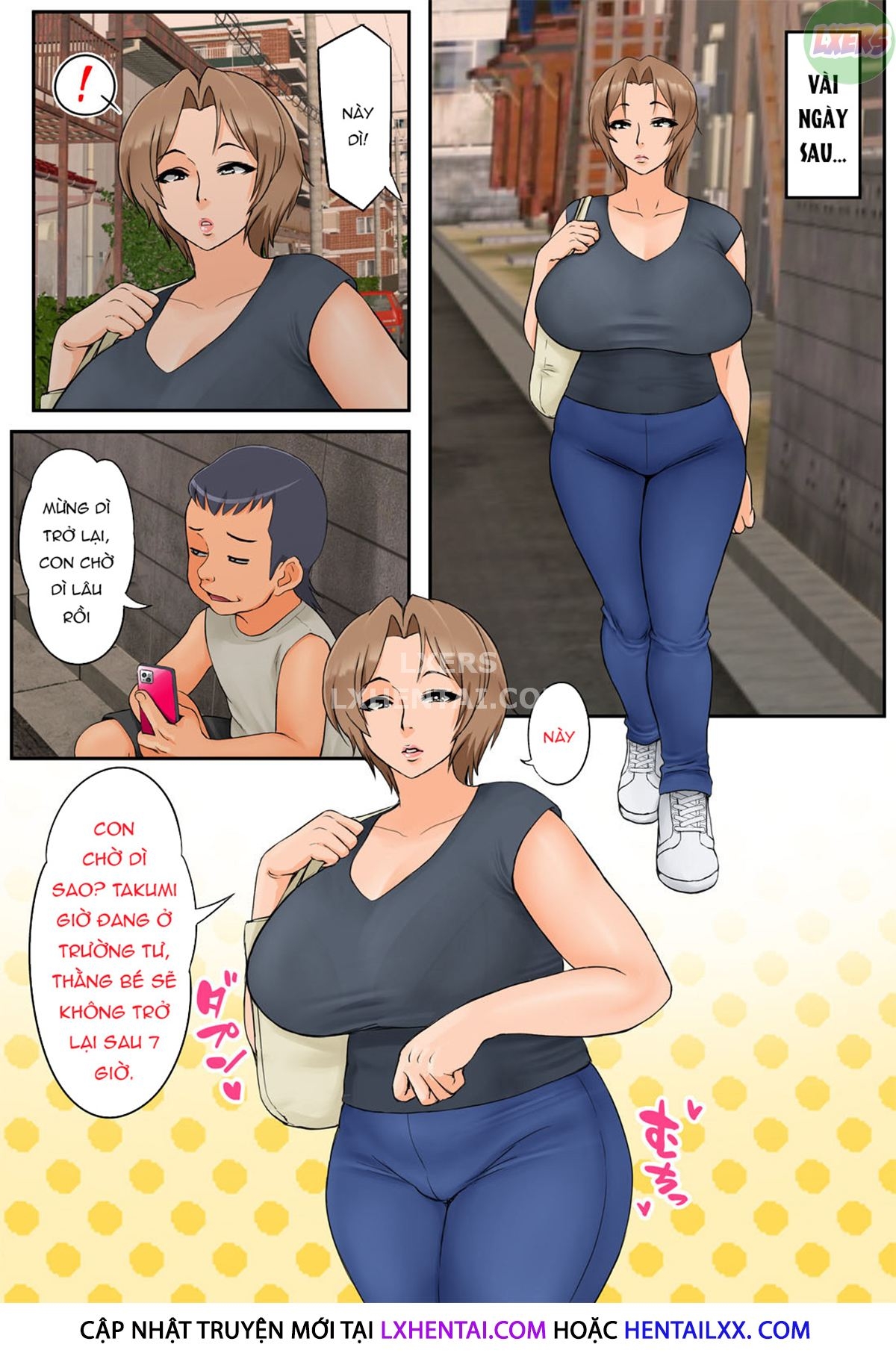 Đọc truyện hentai Tomodachi No Hahaoya Ga Keitai No Motoyan Datta Node Yowami O Nigitte Yaritai Houdai Shite Mita - Oneshot