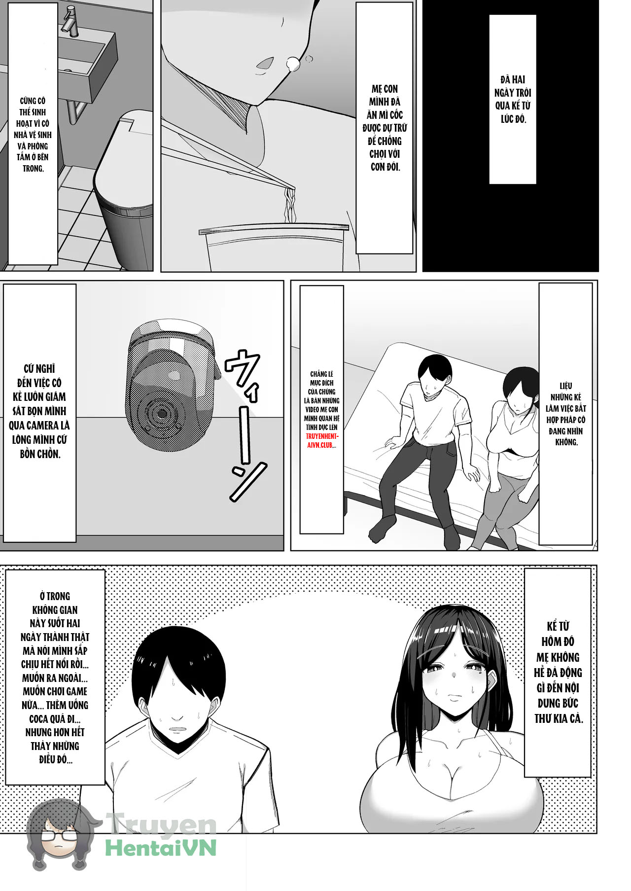 Đọc truyện hentai Kaa-chan to Sex Shinai to Derarenai Heya ~Kuchiurusai Haha to Hankouki no Ore~ - Oneshot
