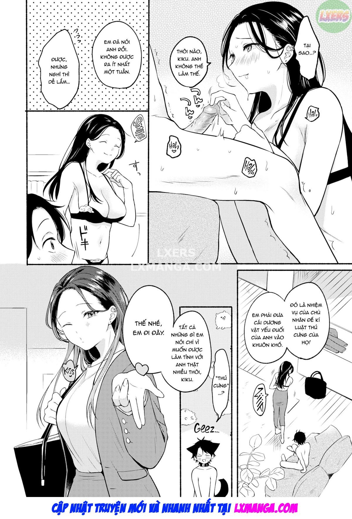 Đọc truyện hentai Cậu học trò và cô gia sư phòng bên - Oneshot