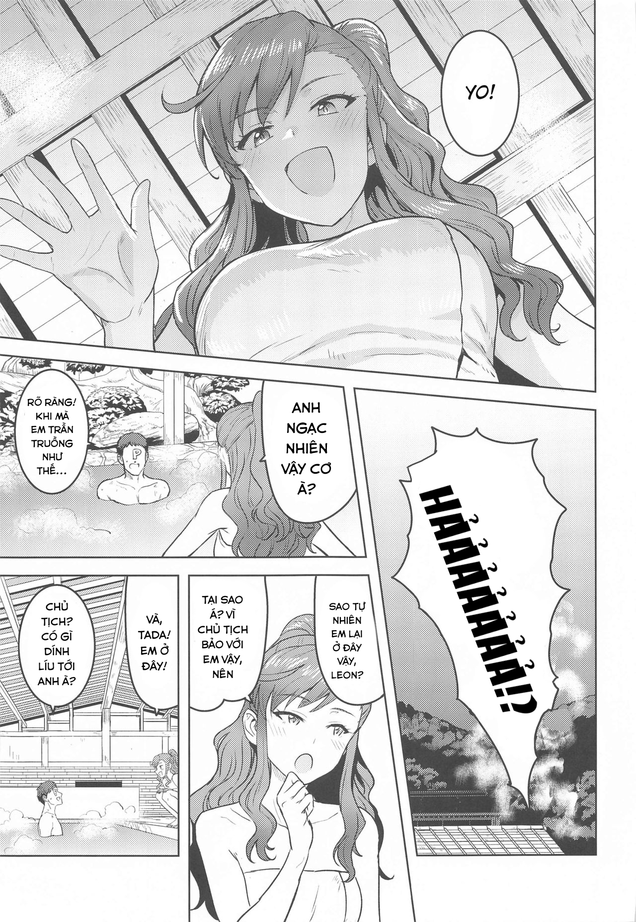 Đọc truyện hentai Leon to Onsen (THE IDOLM@STER MILLION LIVE!) - Oneshot