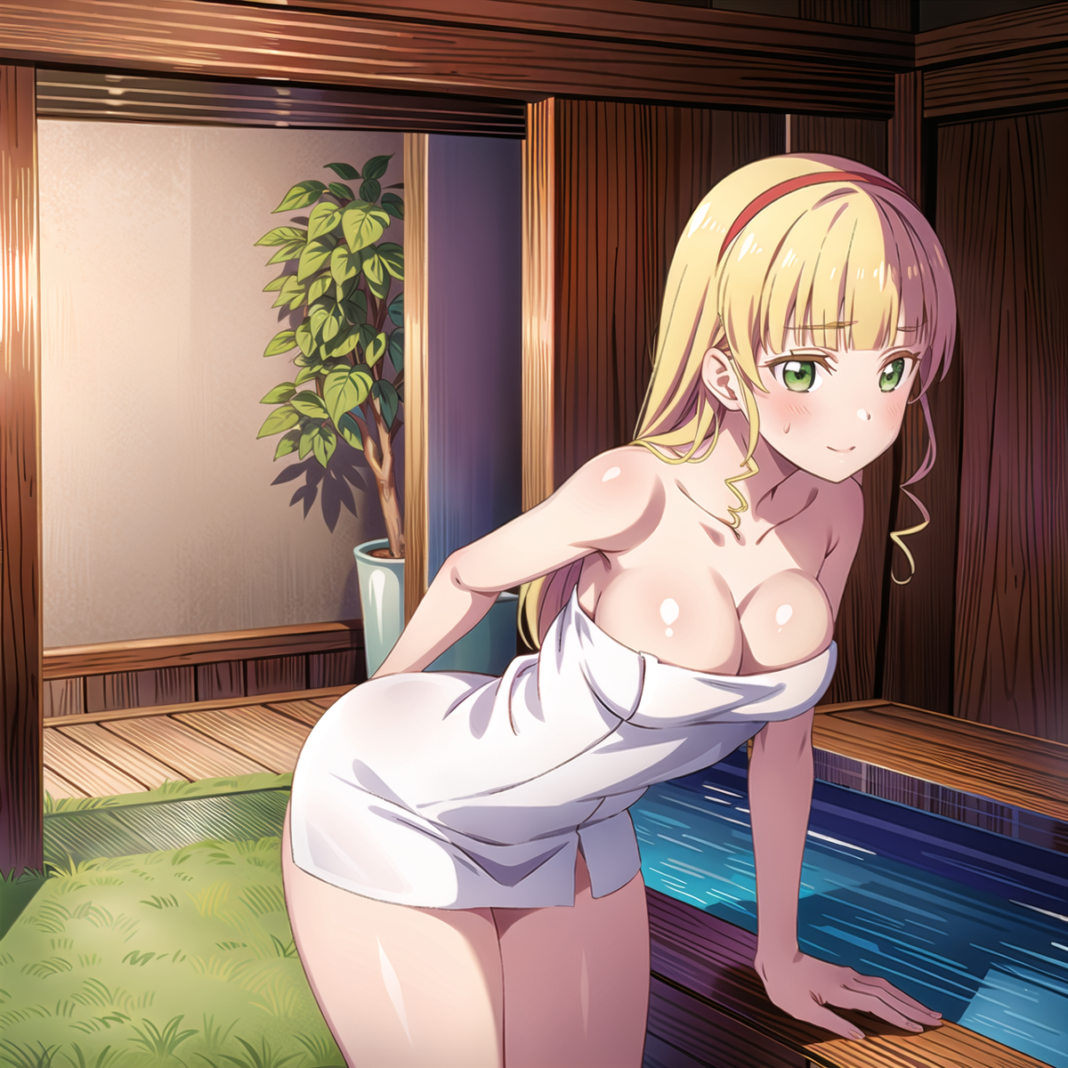 Đọc truyện hentai Tuyển tập Albums Art hentai - Chap 188 - Sumire | Towel