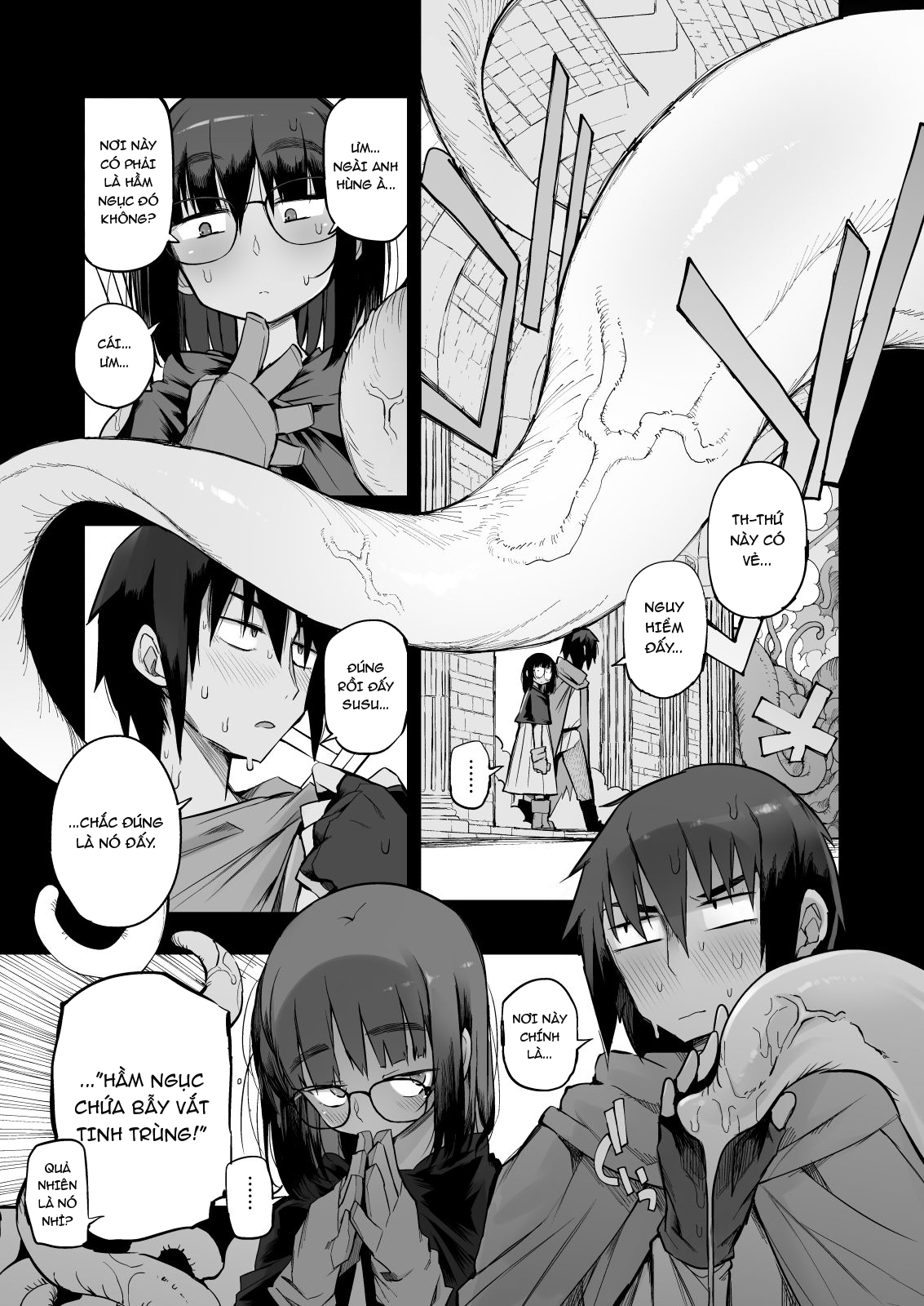 Đọc truyện hentai Sakusei Dungeon Kouryaku ni Mukanai Jimiko no S-kyuu Dosukebe - Oneshot