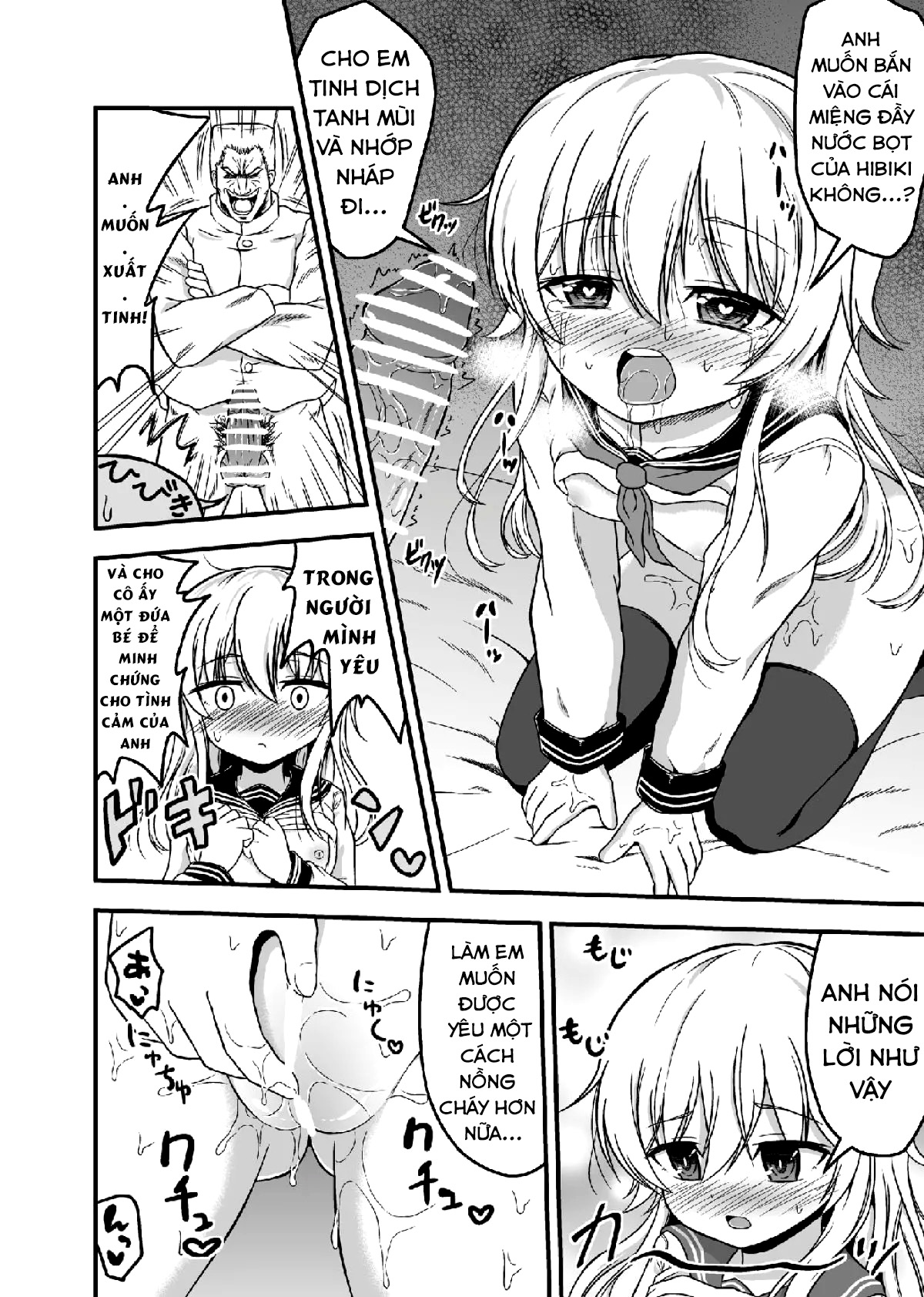 Đọc truyện hentai Cuộc chiến trong đêm của Hibiki và tình yêu - Oneshot