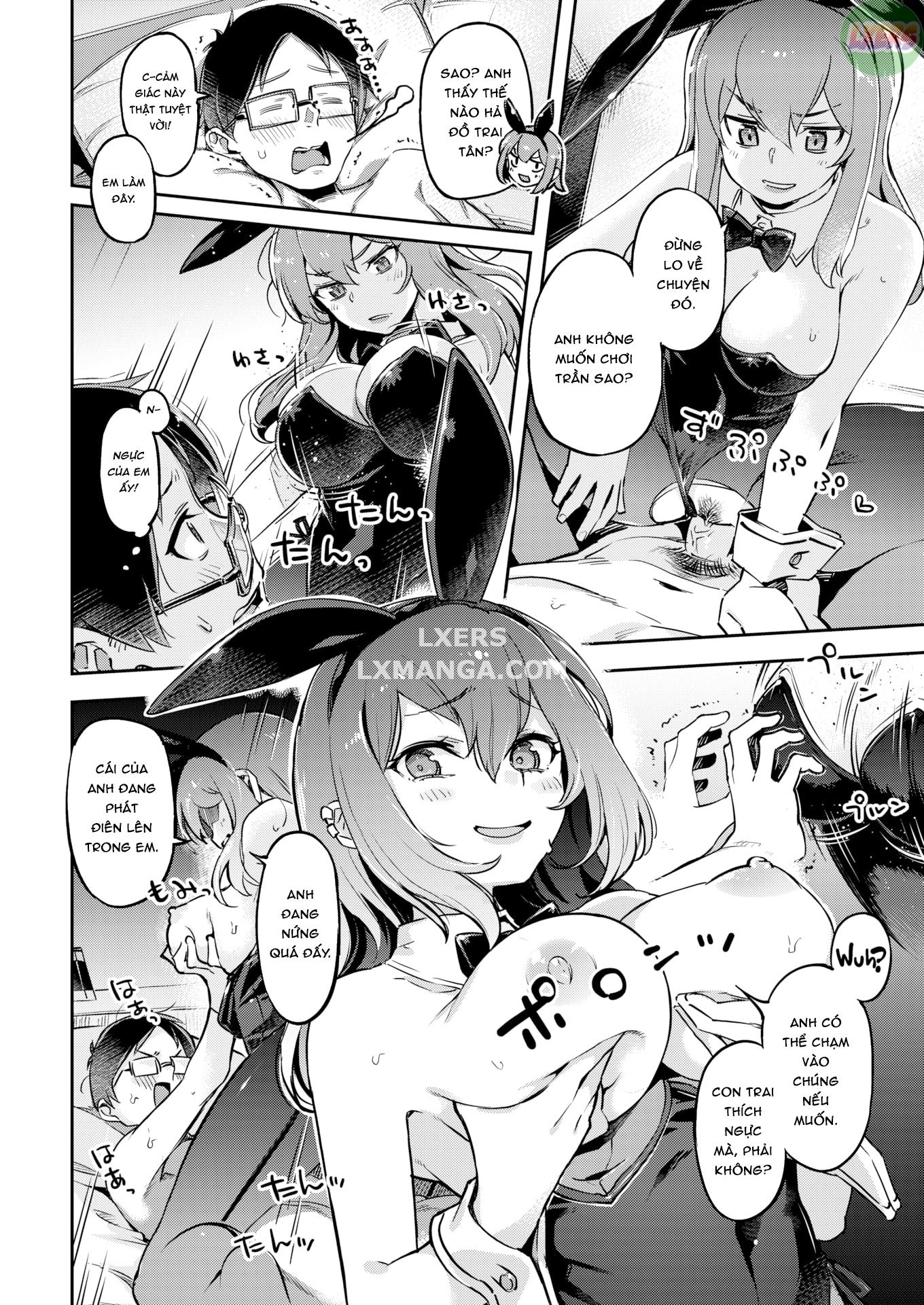 Đọc truyện hentai Thỏ Yasagure Usagi , mưa và tôi - Oneshot