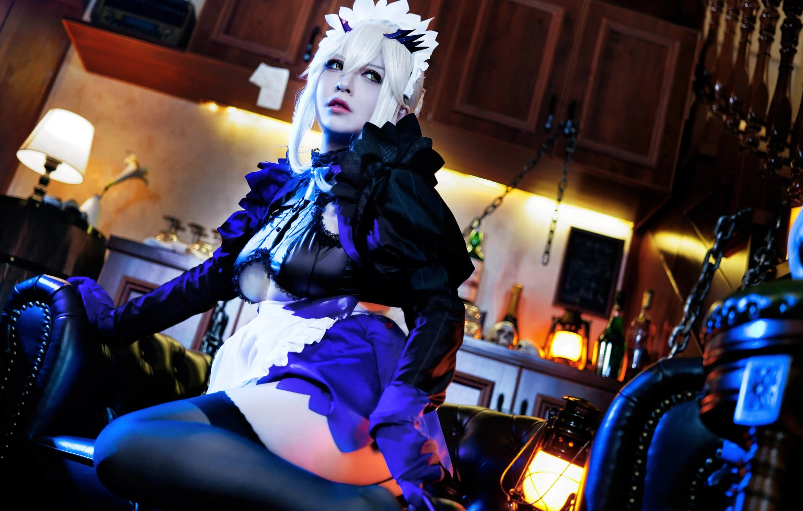 Đọc truyện hentai Tuyển tập Albums siêu phẩm Cosplay - Chap 826 - Half Son - LancerAlter Maid