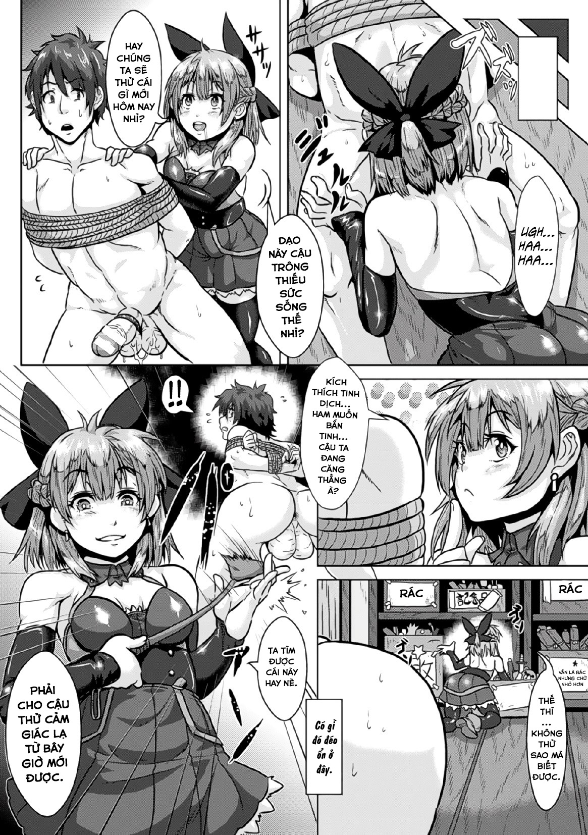 Đọc truyện hentai Binding Balls with Alchemy!? Squeezing Ripe Raw Material Difficulty Level A - Oneshot