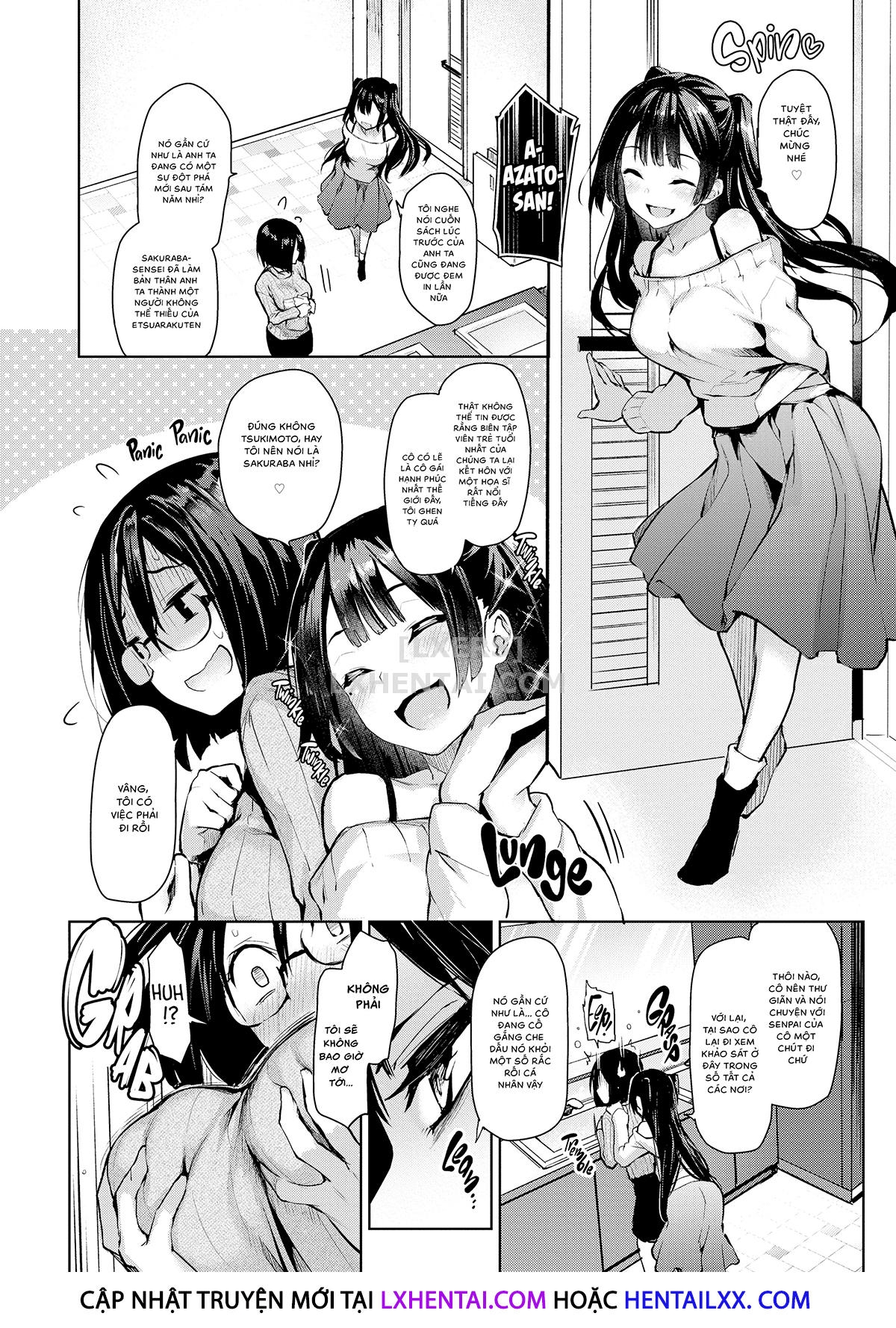Đọc truyện hentai Azato Making Plus - Chap 5 - Newlywed Editor Tsukimoto-san