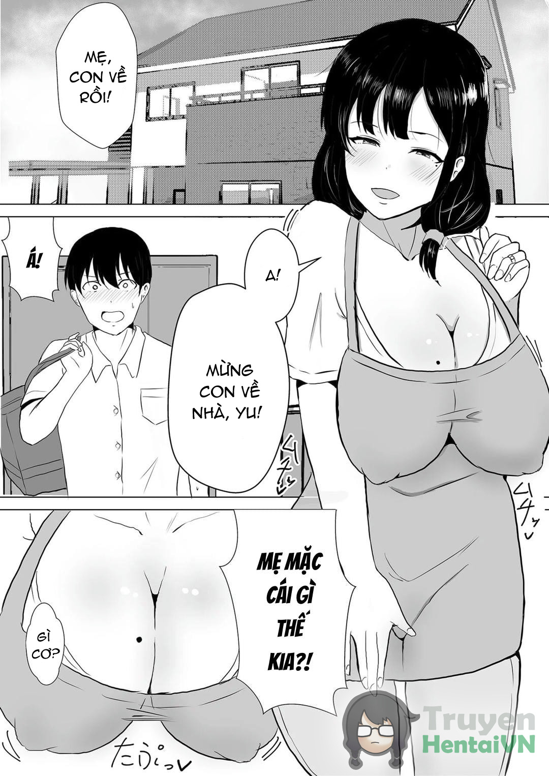 Đọc truyện hentai TomoKano Kaa-chan~ Daisuki na Ore no Hahaoya wa Aho na Shinyuu no Kanojo~ - Chap 1