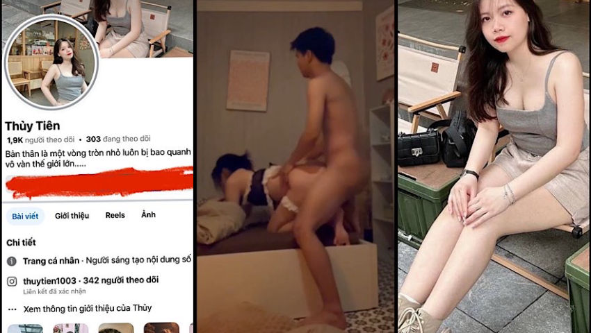 [Hot] Thuỷ Tiên 2k5 sinh viên Sài Gòn chia tay là có clip . Mông to da mịn rên rỉ thút thít