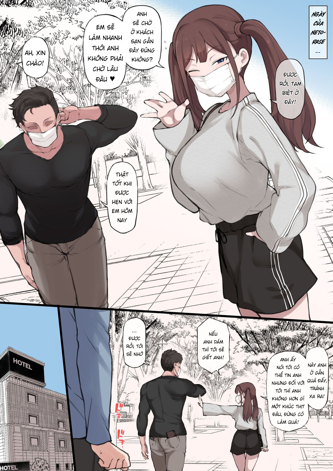 Đọc truyện hentai Twintail Girl Netorase Omake - Oneshot