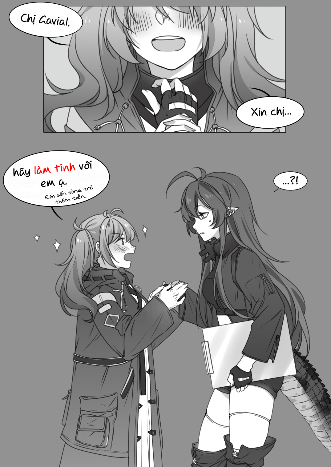 Đọc truyện hentai Tình tứ, quằn quại cùng Gavial - Oneshot