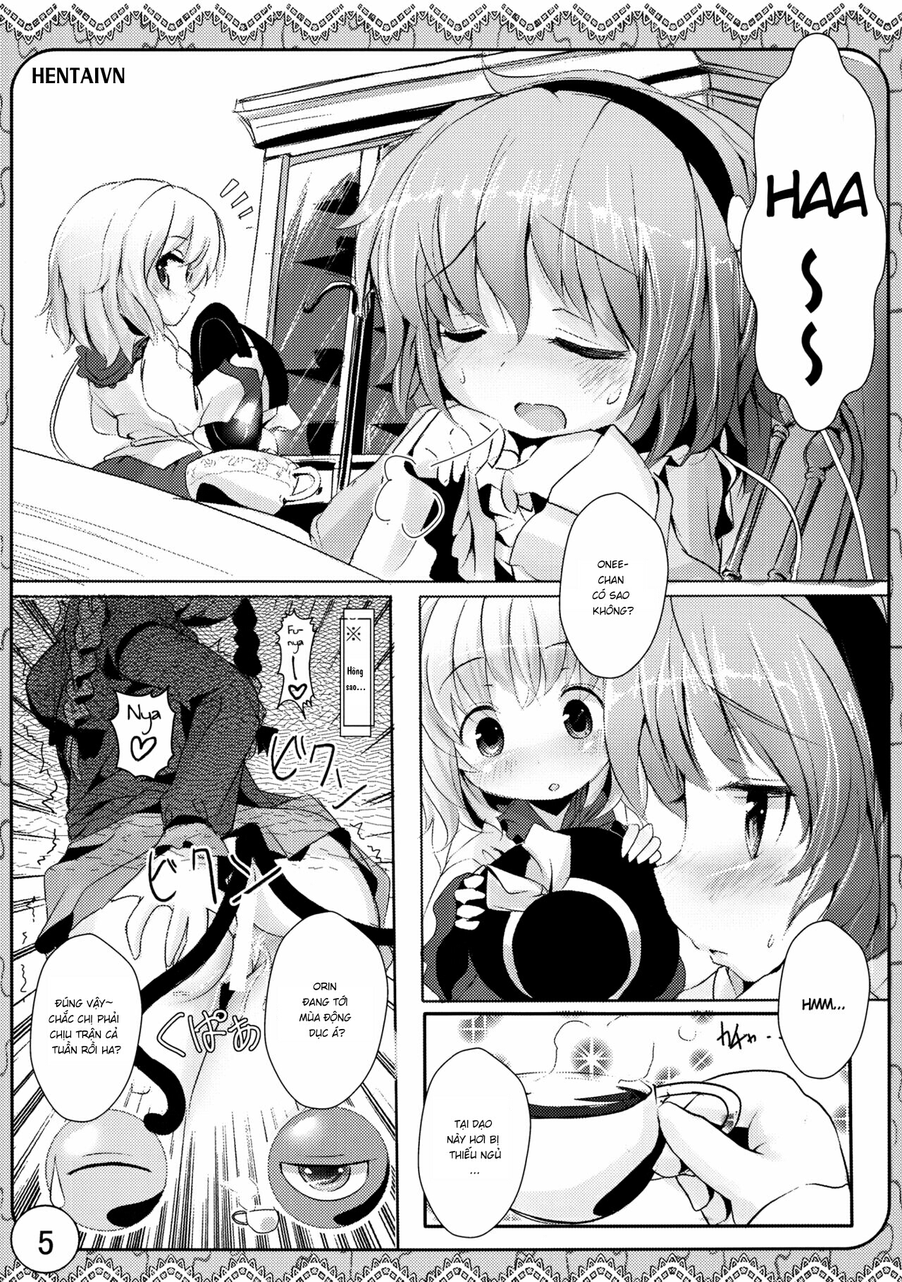 Đọc truyện hentai Ecchi-na Nekomimi (Touhou Project) - Oneshot