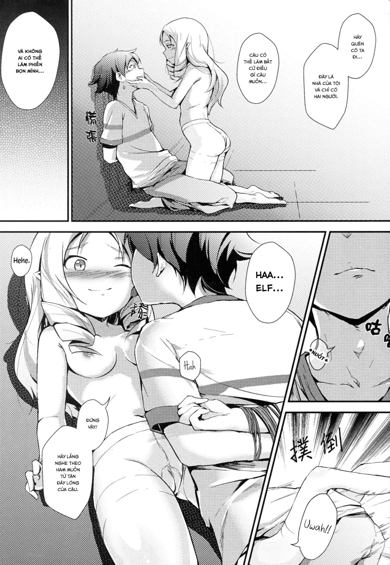 Đọc truyện hentai Yamada Elf và quần tất khiêu gợi (Eromanga Sensei) - Oneshot