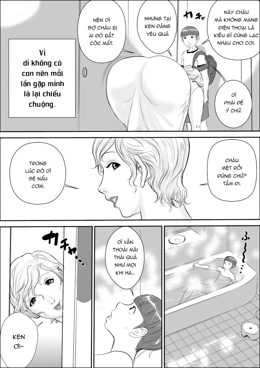 Đọc truyện hentai Kỳ nghỉ hè ngọt ngào của tôi và dì - Oneshot.