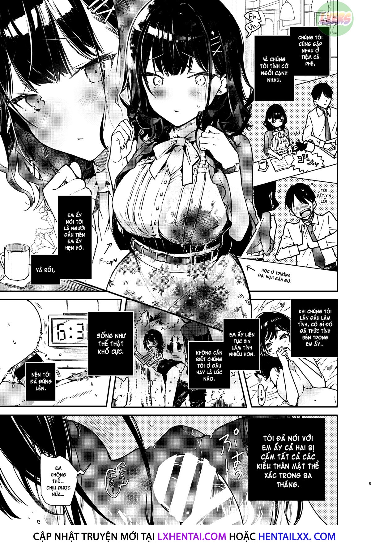 Đọc truyện hentai Seiyoku Tsuyome Na Kanojo To Kinyoku Kaikin Renzoku Shasei Ecchi - Oneshot