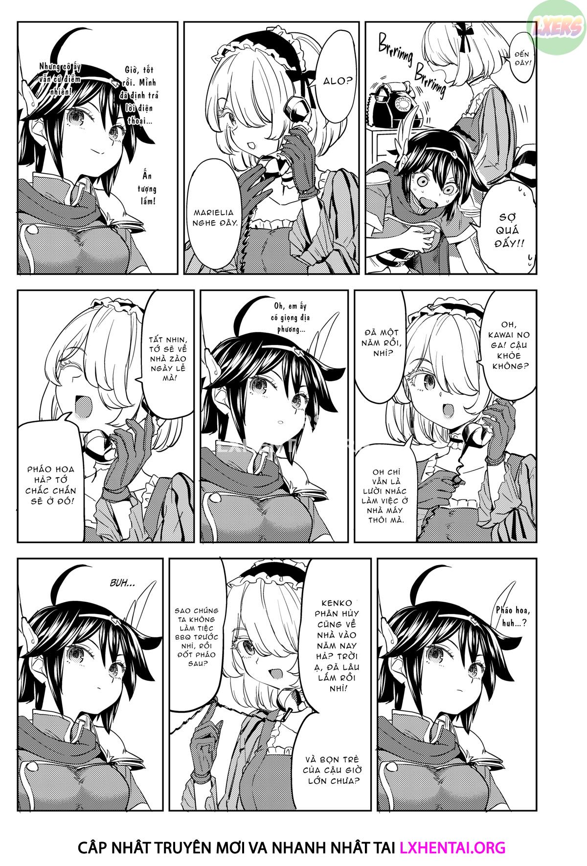 Đọc truyện hentai Tái sinh thành một nữ anh hùng có 5 người vợ quỷ - Chap 4