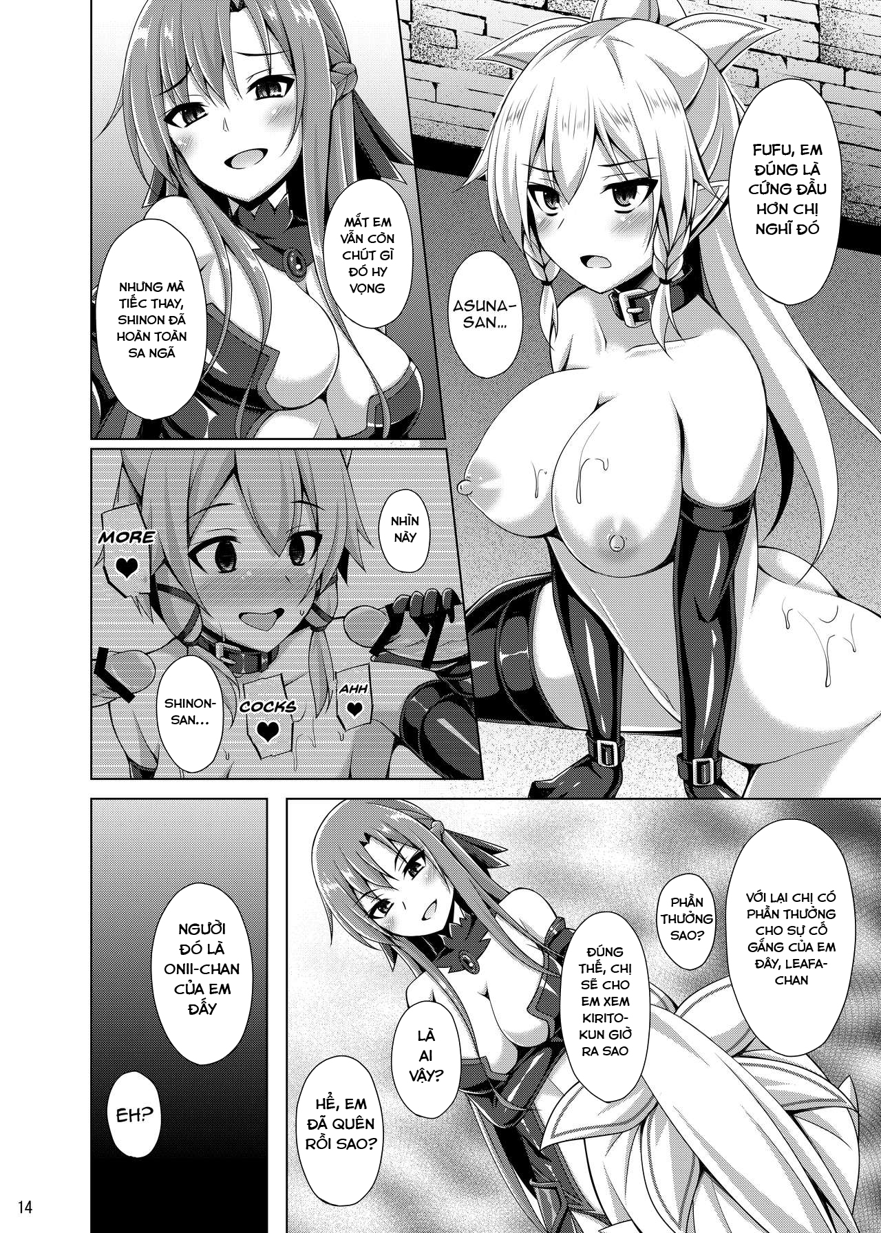 Đọc truyện hentai Kanojo wa Mou ...Onii-chan... to wa Yonde Kurenai... (Sword Art Online) - Oneshot