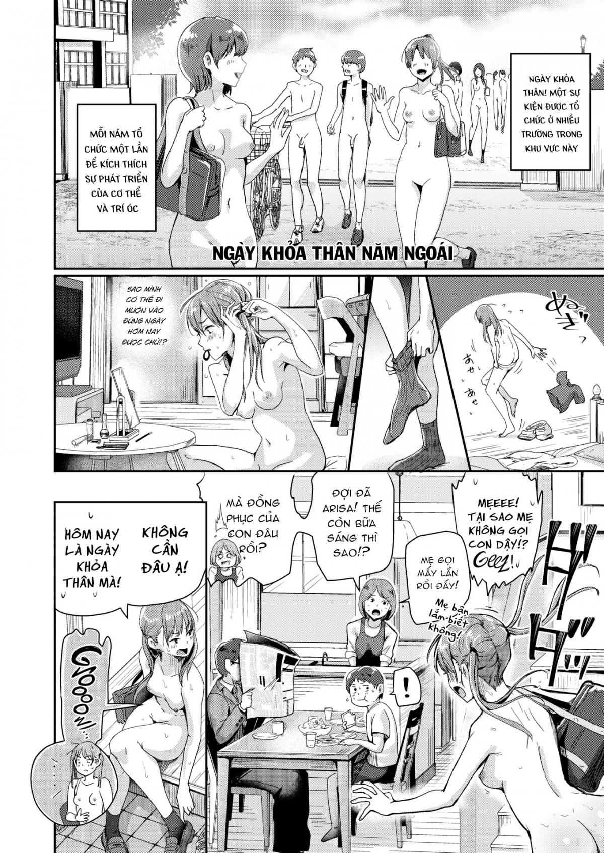 Đọc truyện hentai Ngày Trần Như Nhộng - Oneshot