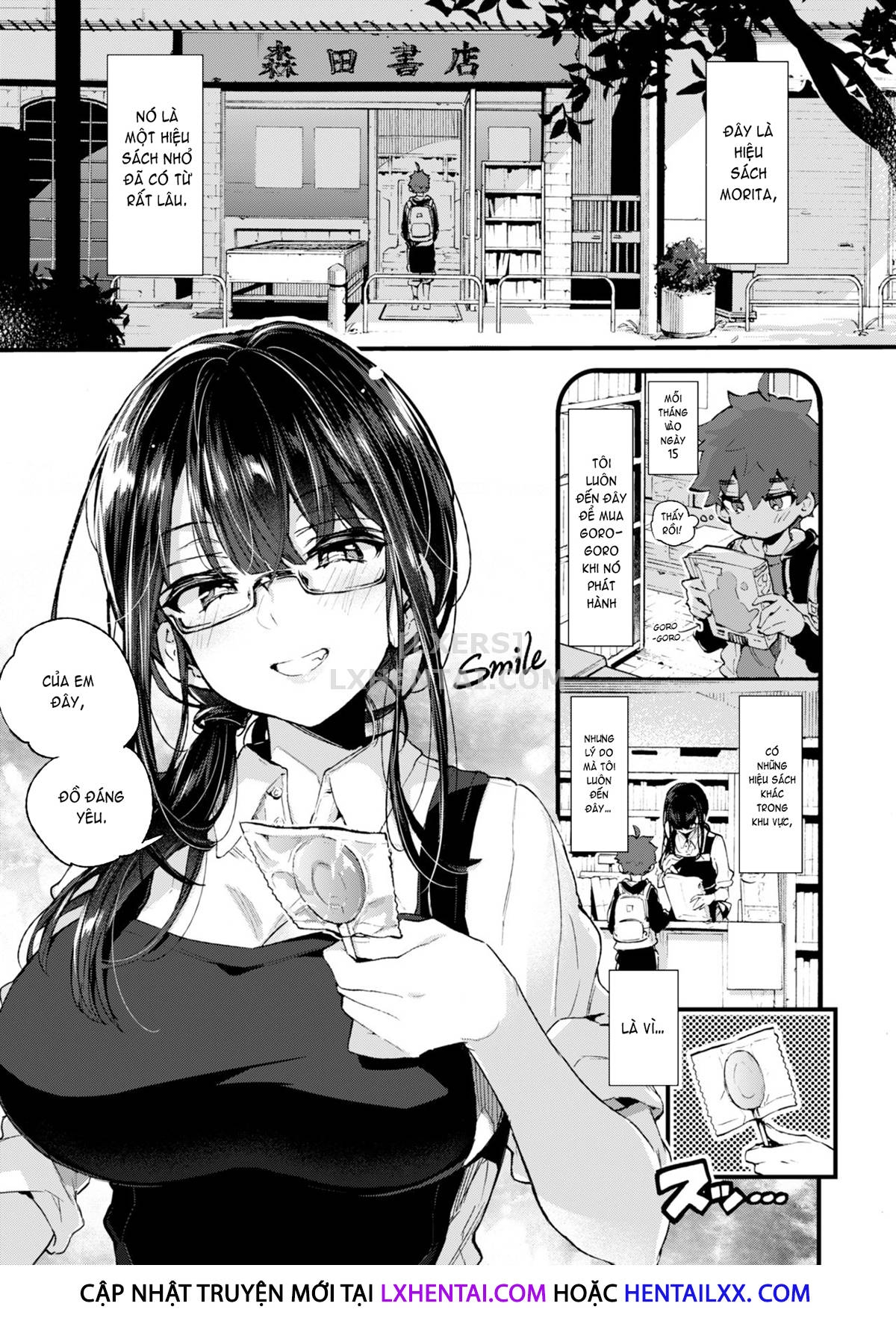 Đọc truyện hentai Boku to Shoten no Onee-san - Oneshot