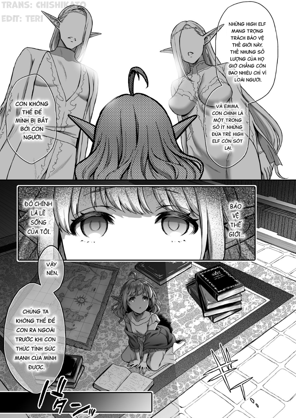 Đọc truyện hentai Tasogare No Shou Elf 4 - Oneshot