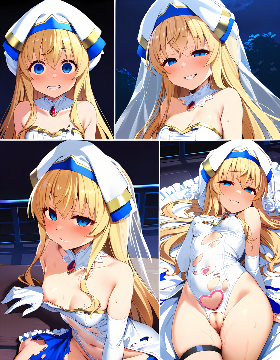 Đọc truyện hentai Tuyển tập Albums Art hentai - Chap 252 - A perverted and fallen wedding dress priestess